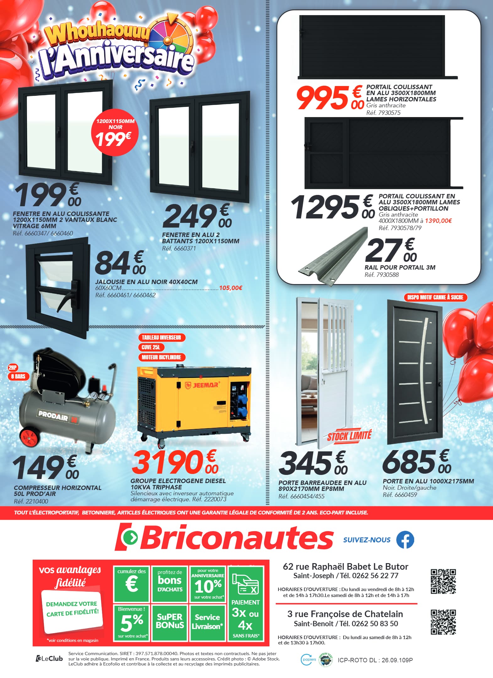 Porte en alu