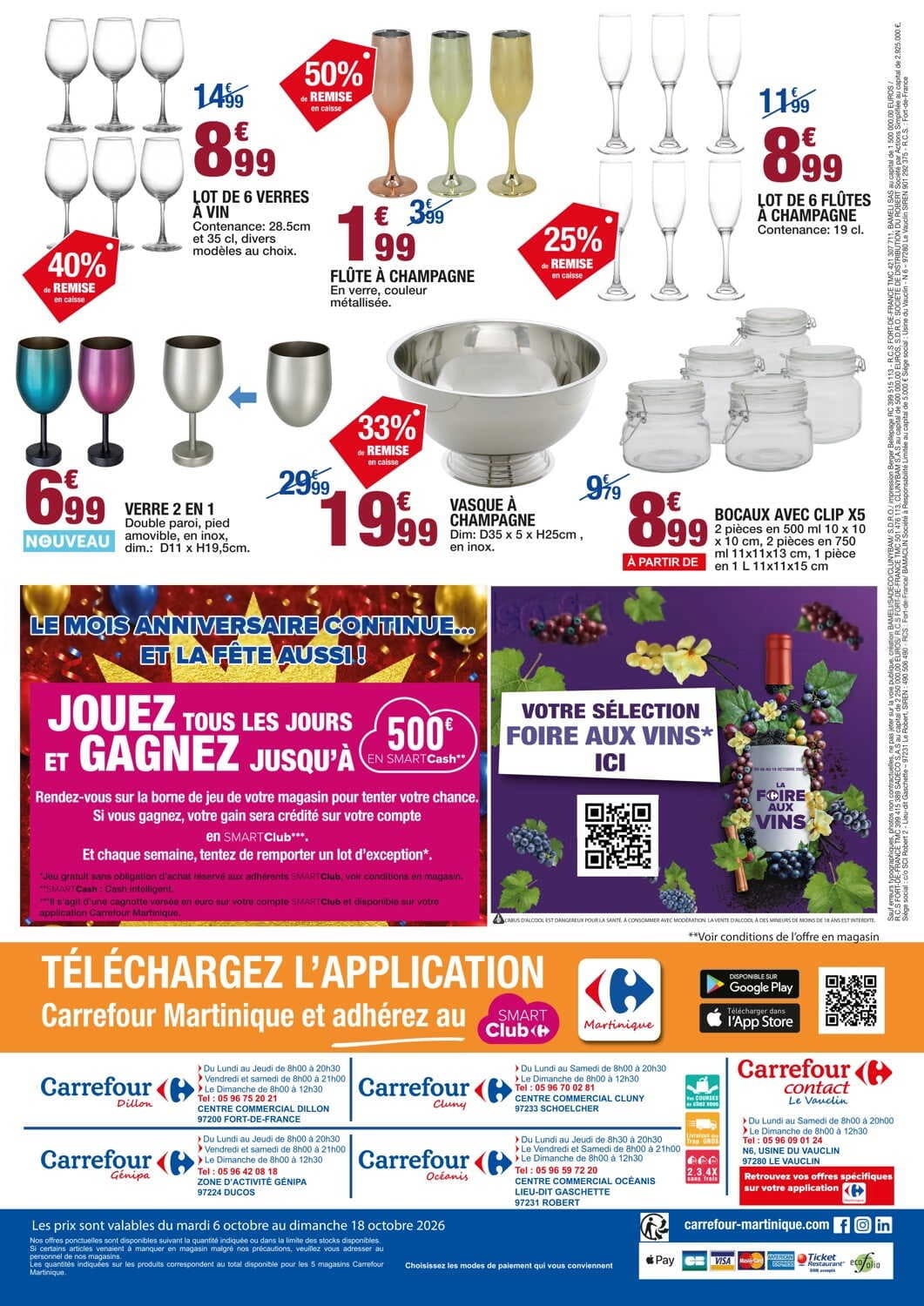 Bocaux avec clip x5