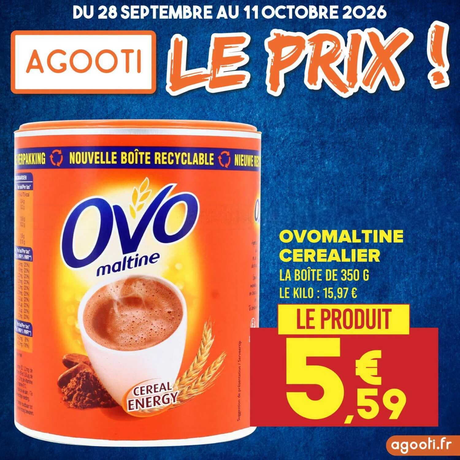 Ovomaltine cerealier