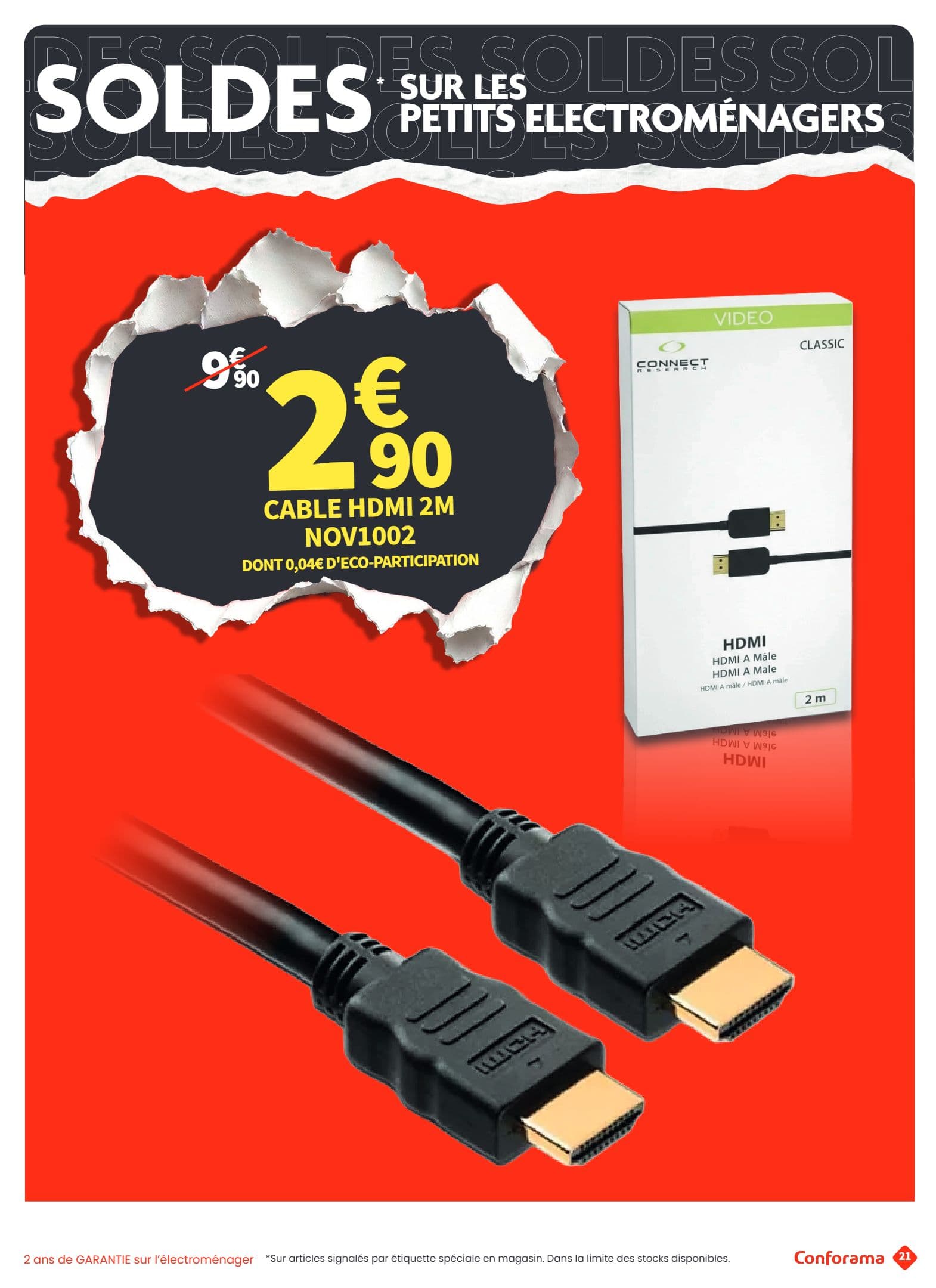Cable hdmi 2m