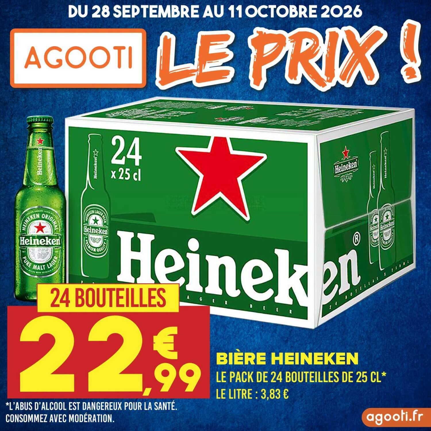 Bière heineken