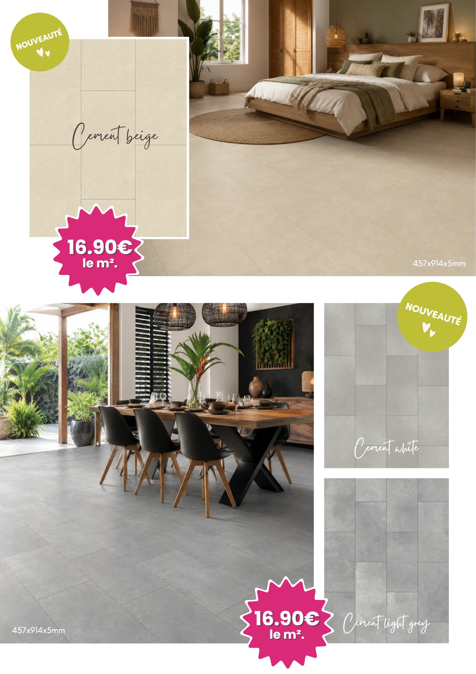 Cement light grey
