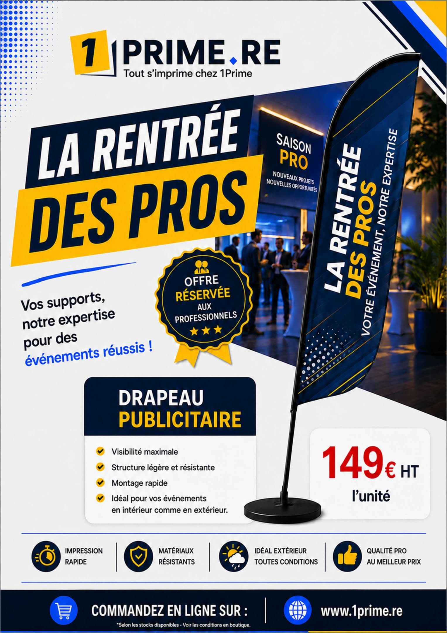 Drapeau publicitaire