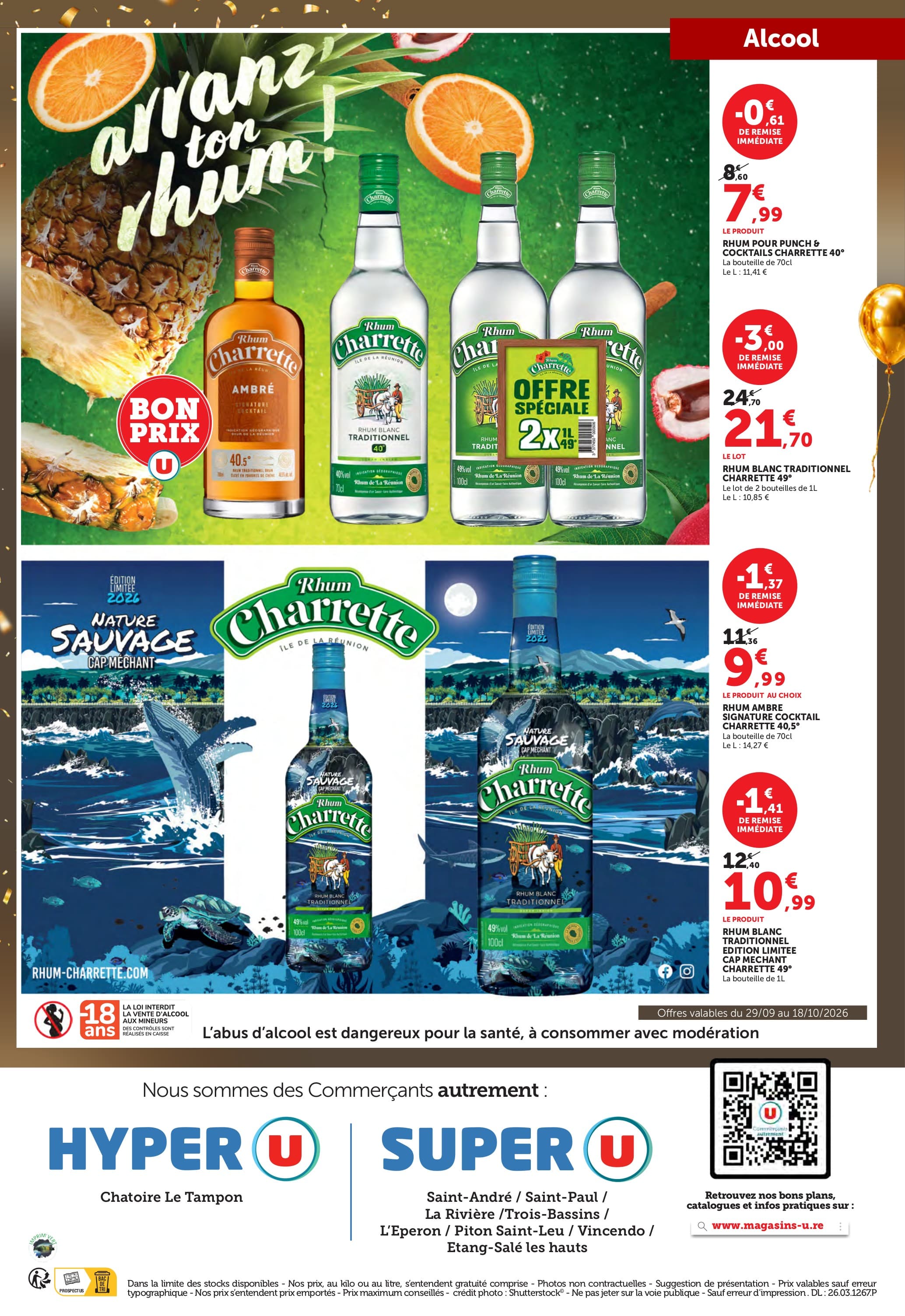 Rhum blanc traditionnel édition limitée nature sauvage charrette 49°