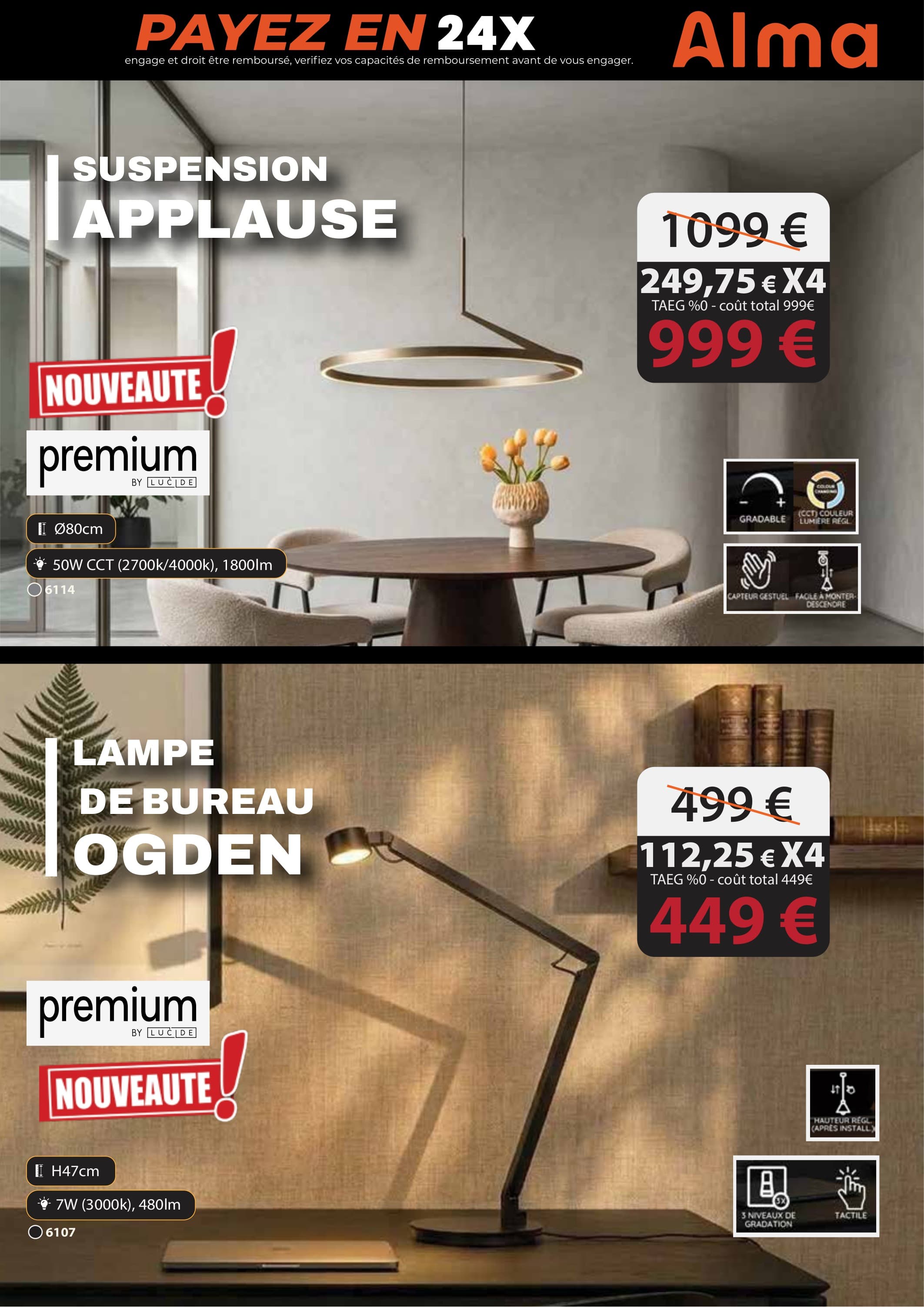 Lampe de bureau ogden