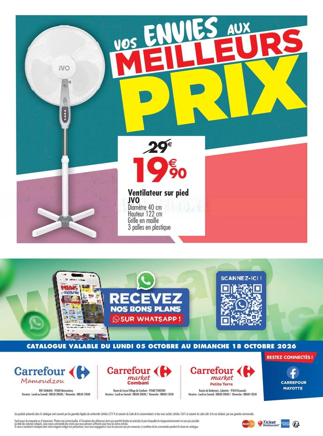 Ventilateur sur pied jvo