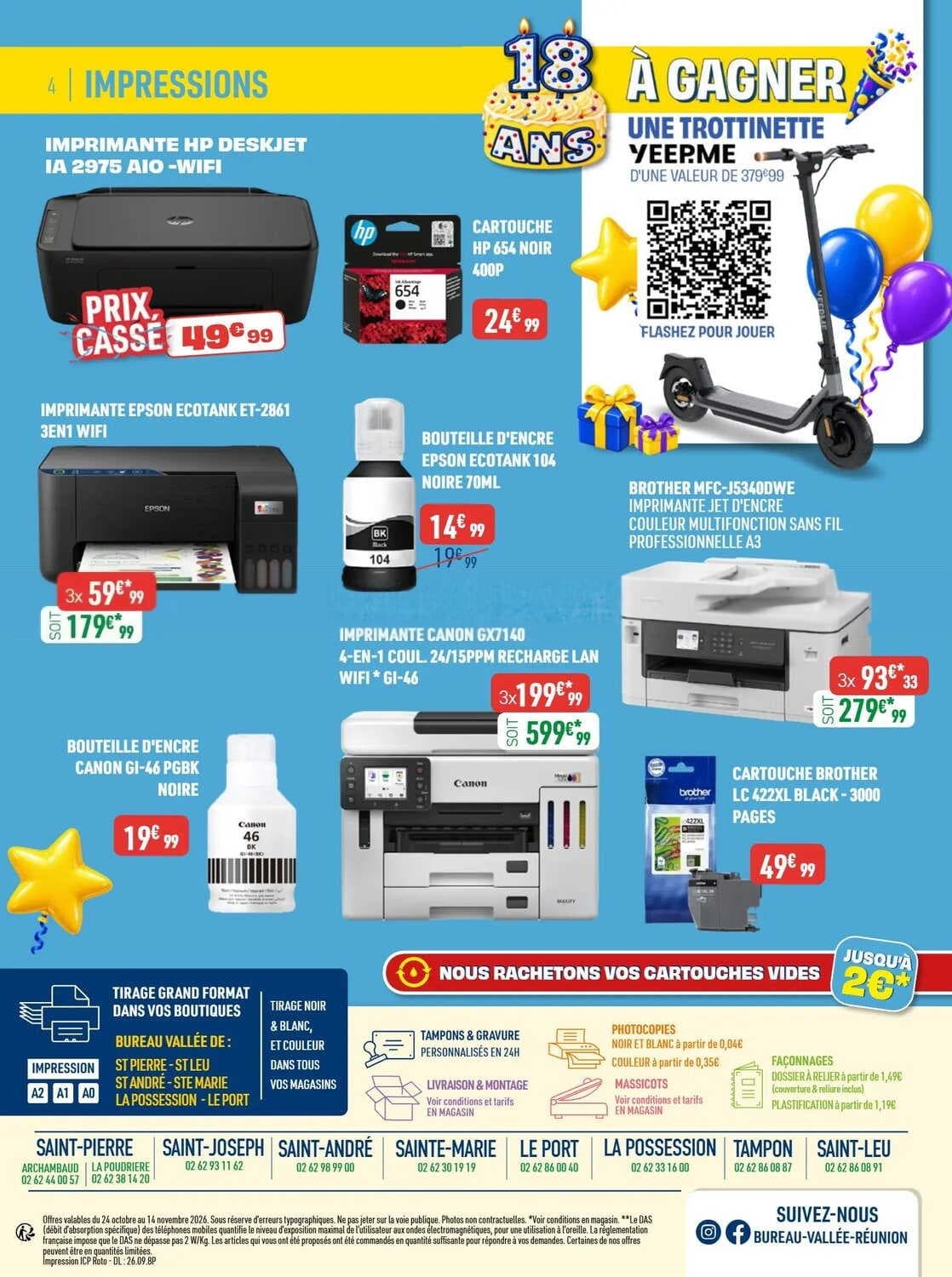Cartouche Brother LC 422XL Black - 3000 pages