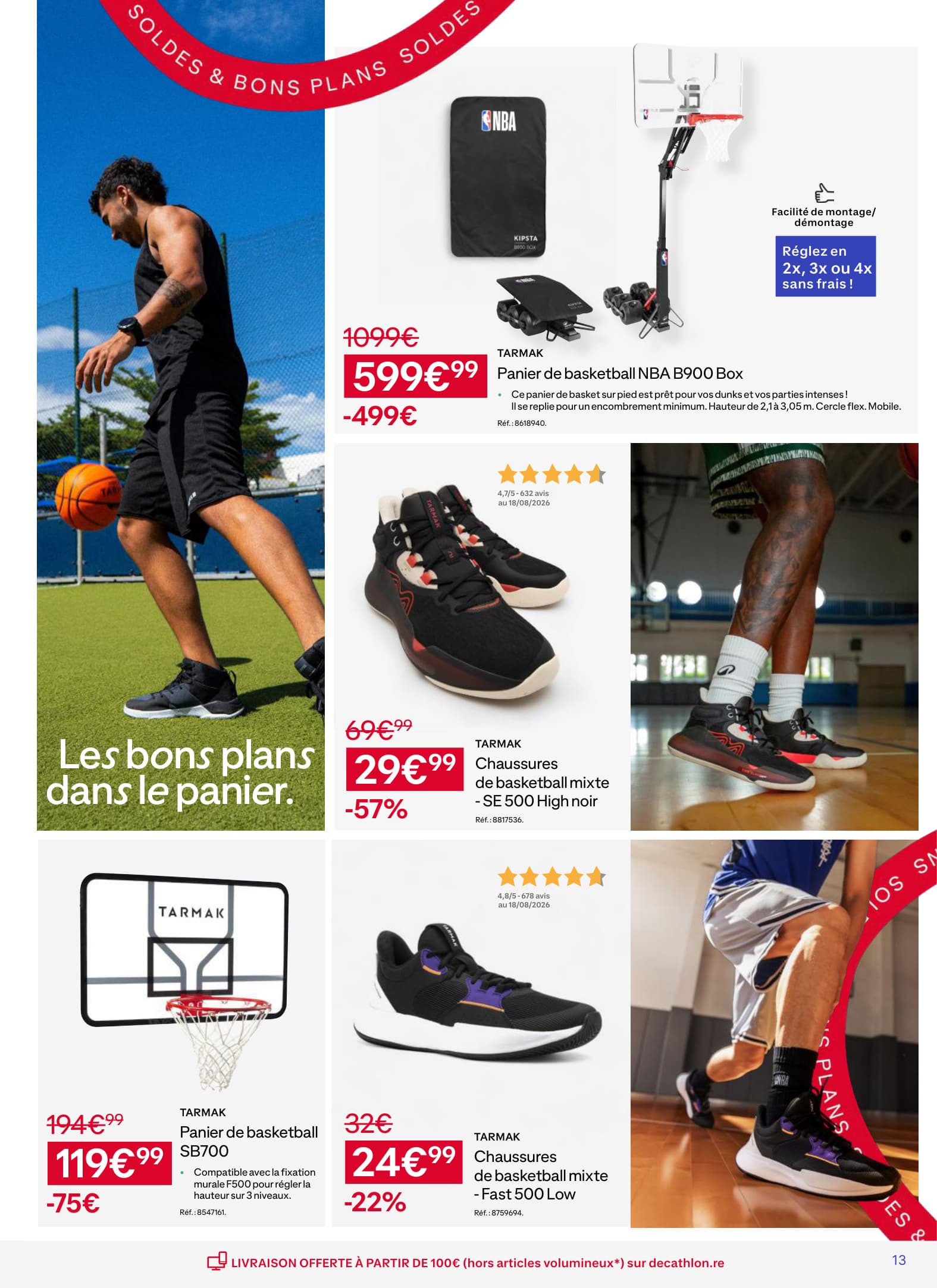 Chaussures de basketball mixte - fast 500 low