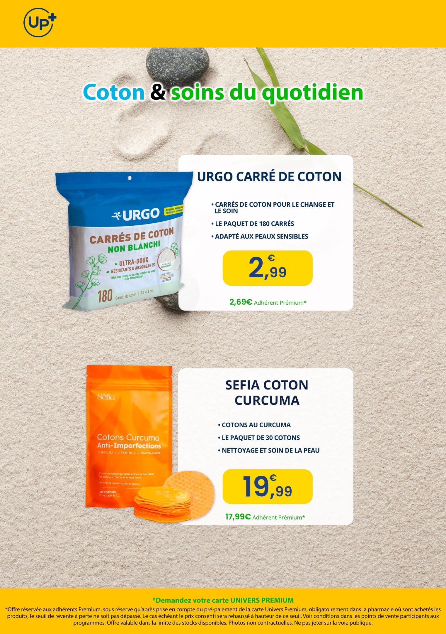 Sefia coton curcuma