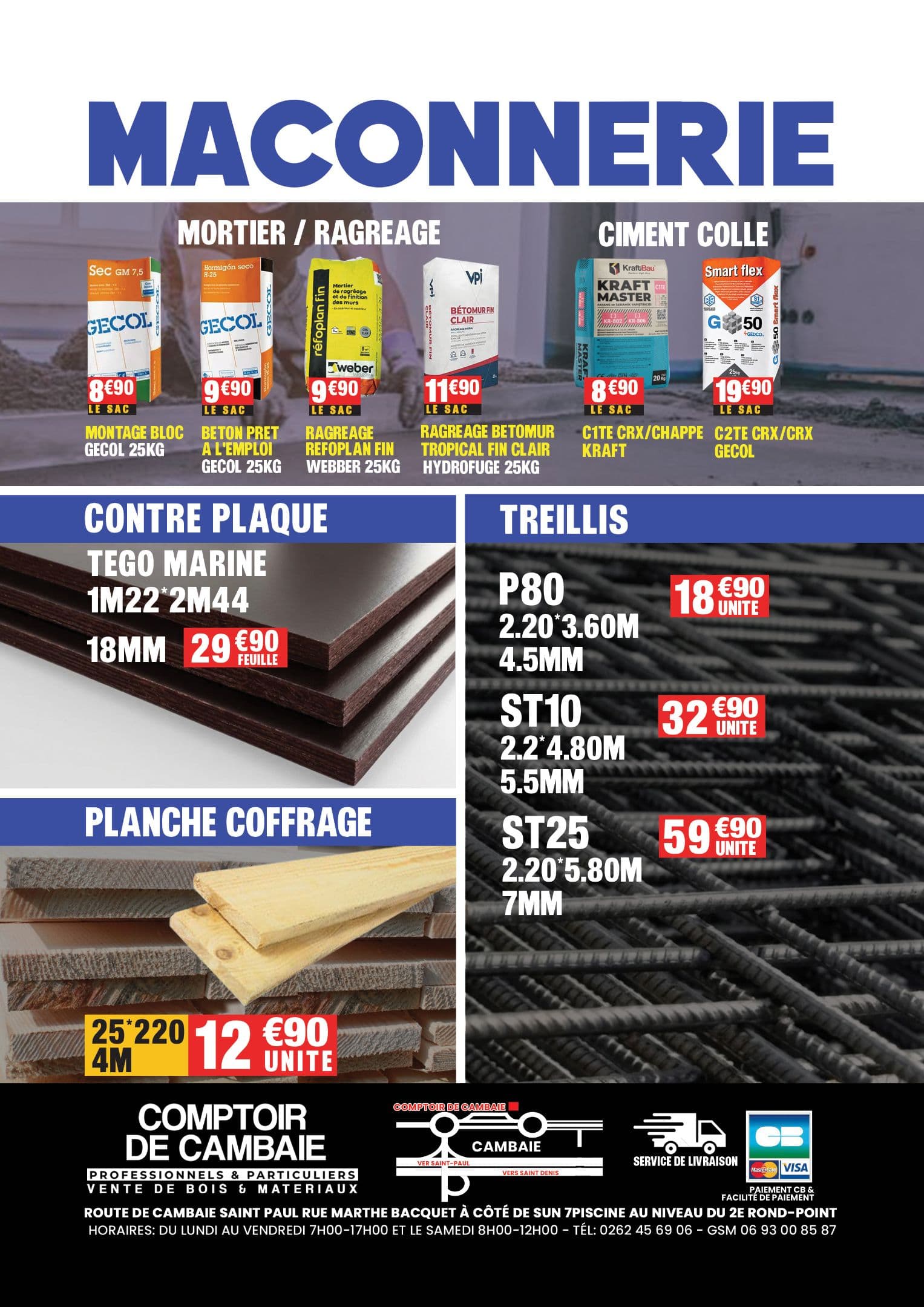 Planche Coffrage 25*220 4m