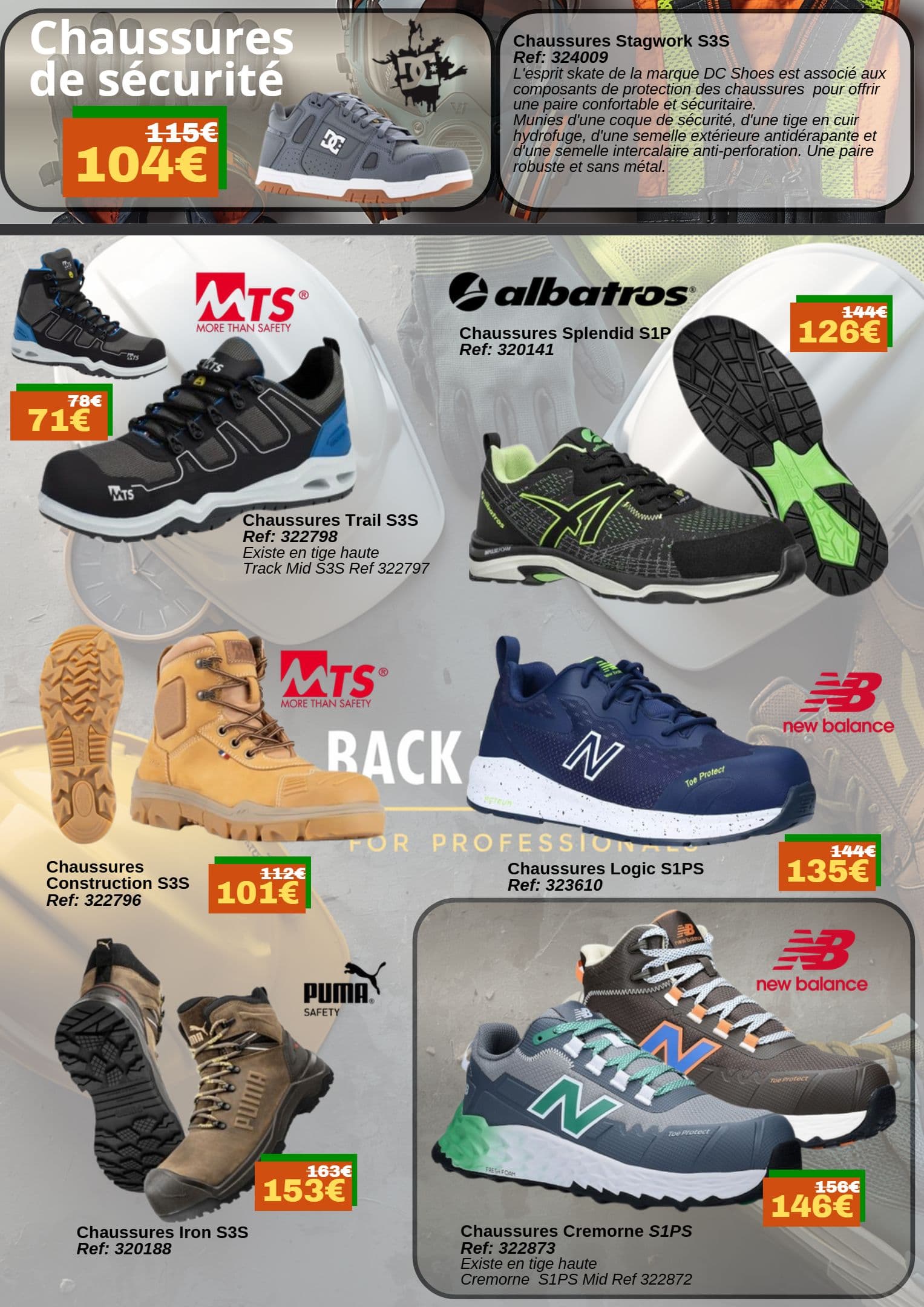 Chaussures cremorne s1ps