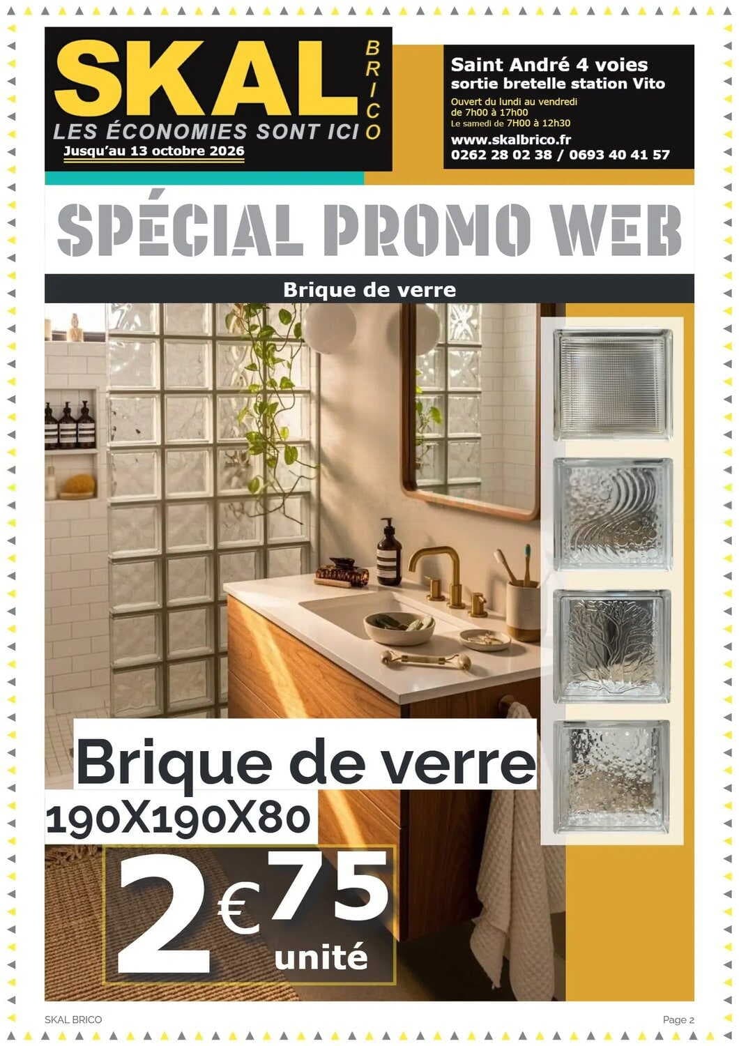 Brique de verre