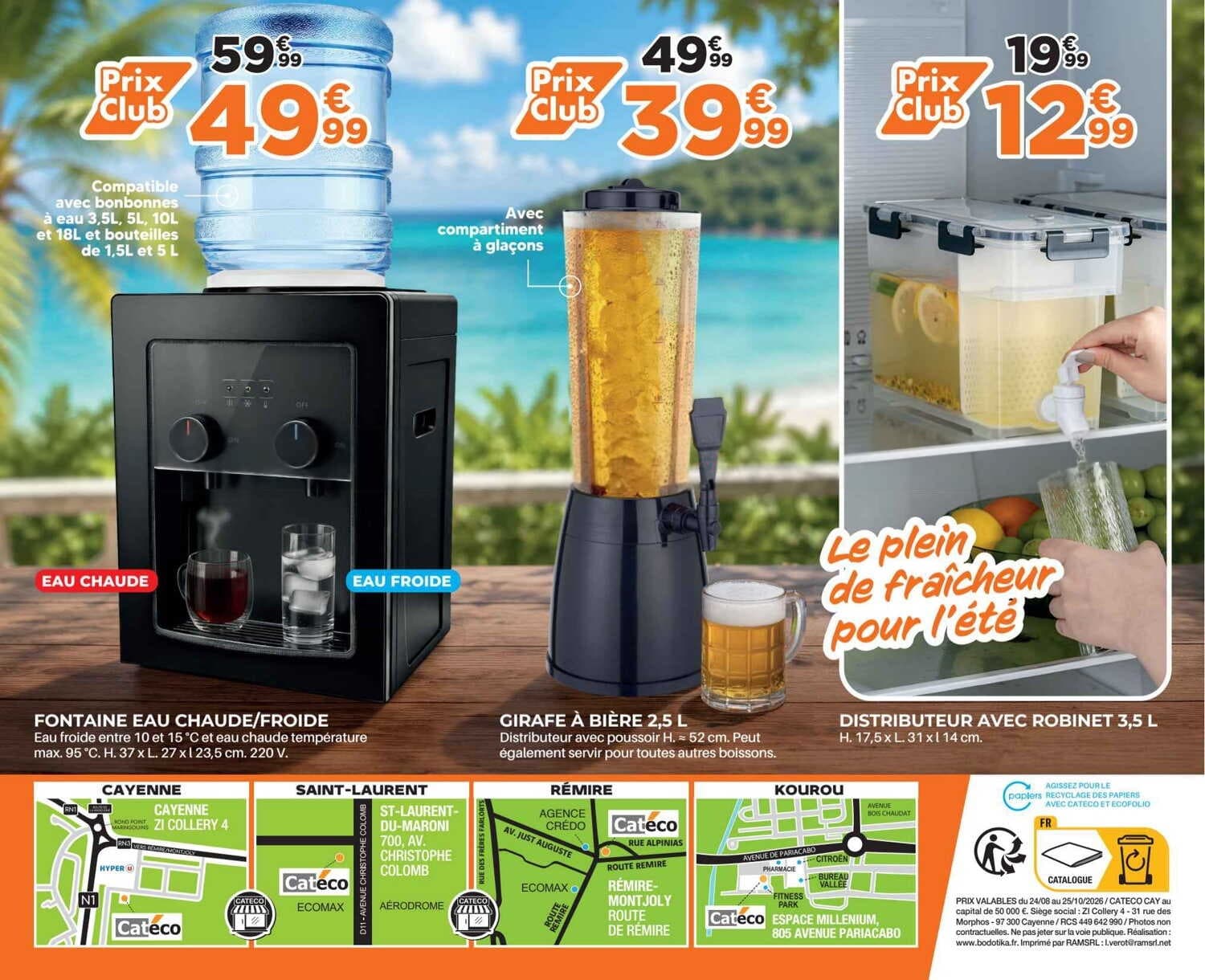 Distributeur avec robinet 3,5 l