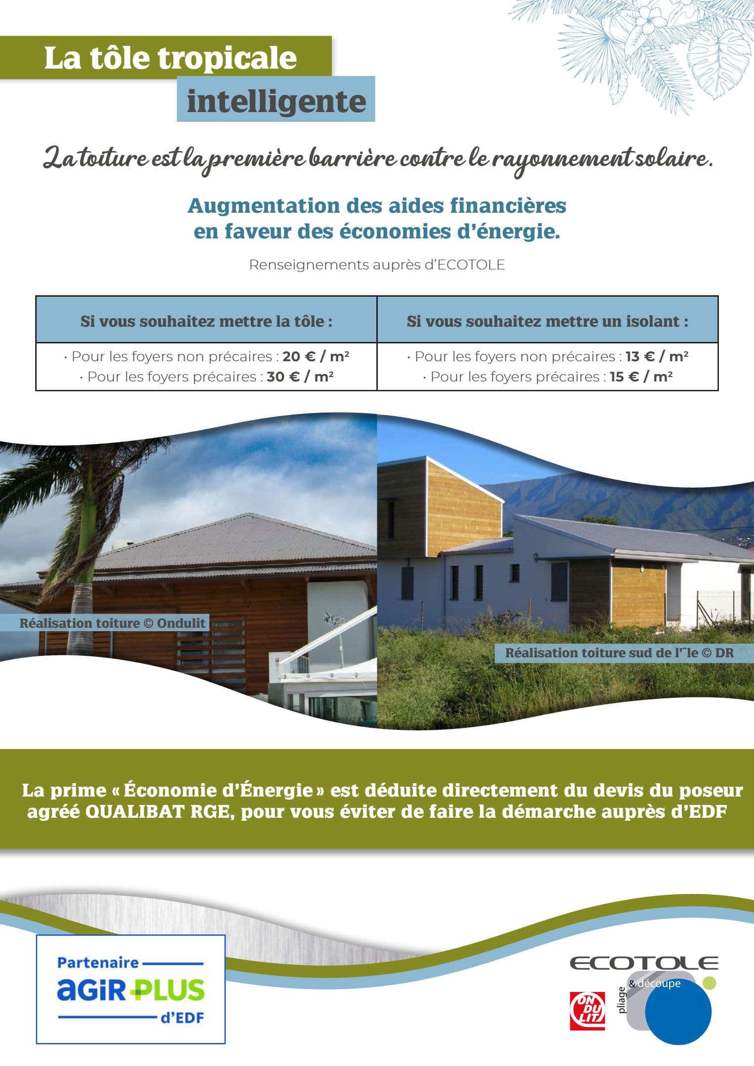 Tôle tropicale intelligente
