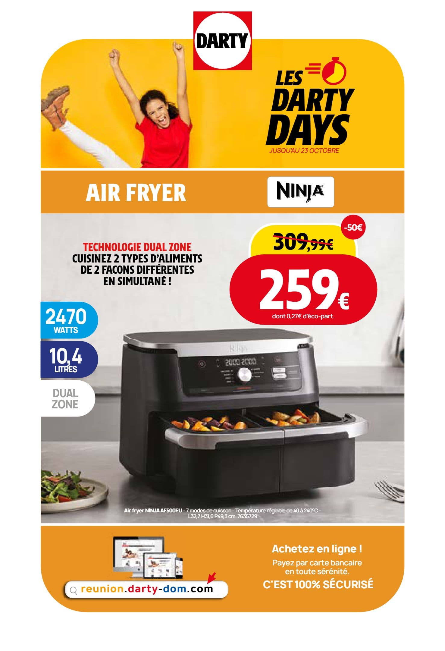 Air fryer ninja