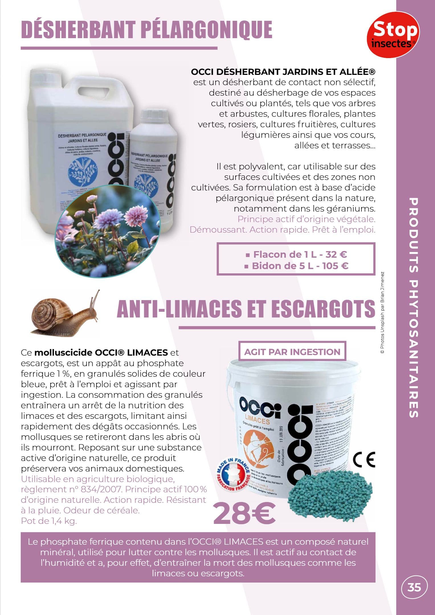 Molluscicide occi limaces