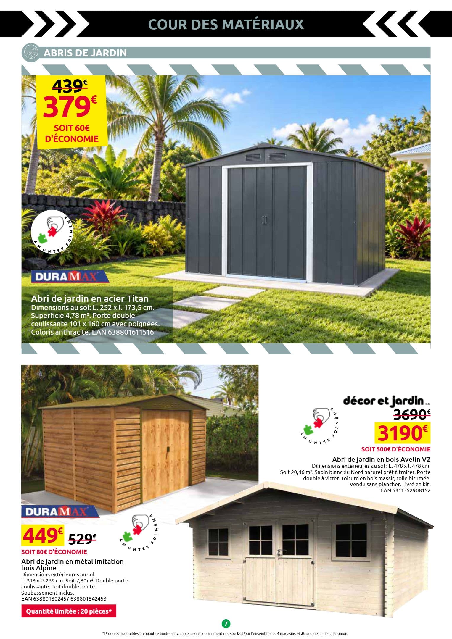 Abri de jardin en bois avelin v2