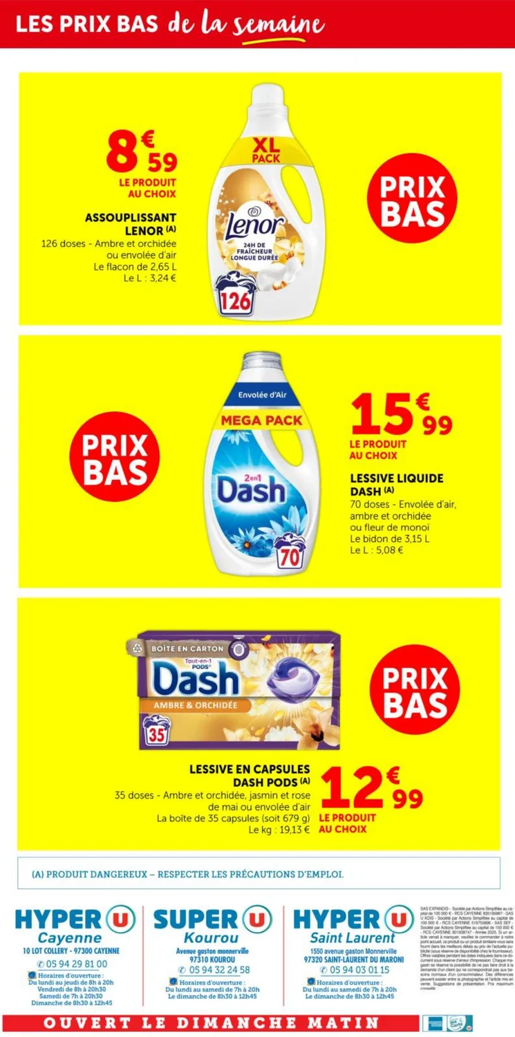 Lessive en capsules dash pods