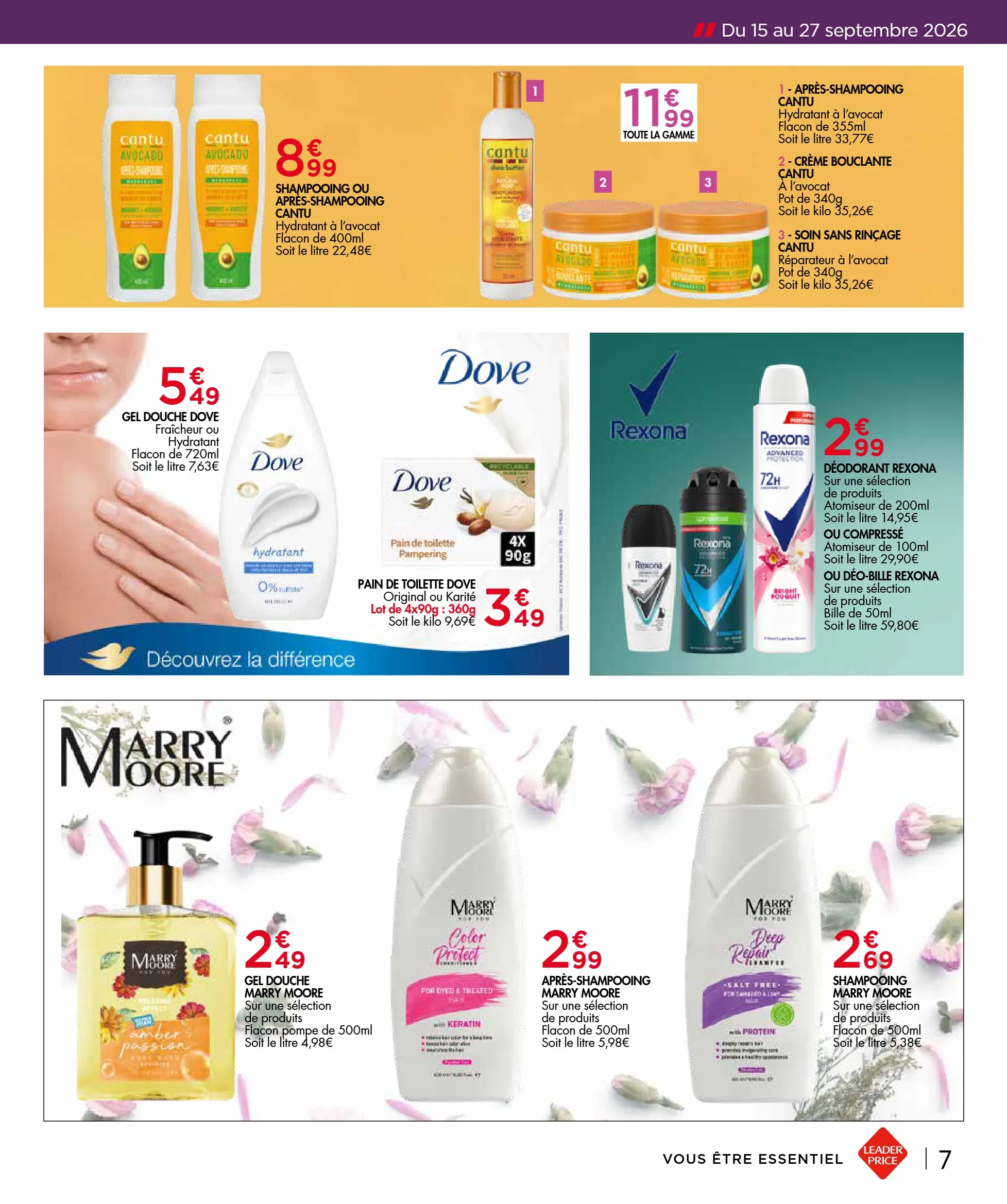 Après-shampooing marry moore