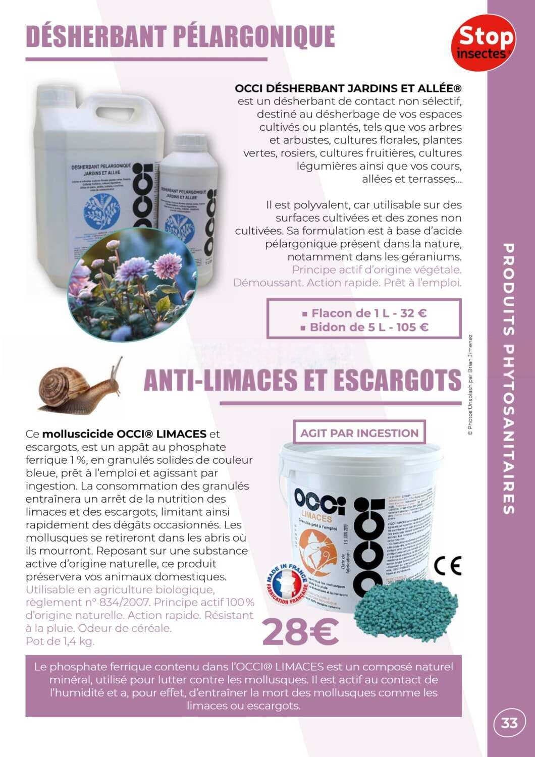 Molluscicide occi limaces