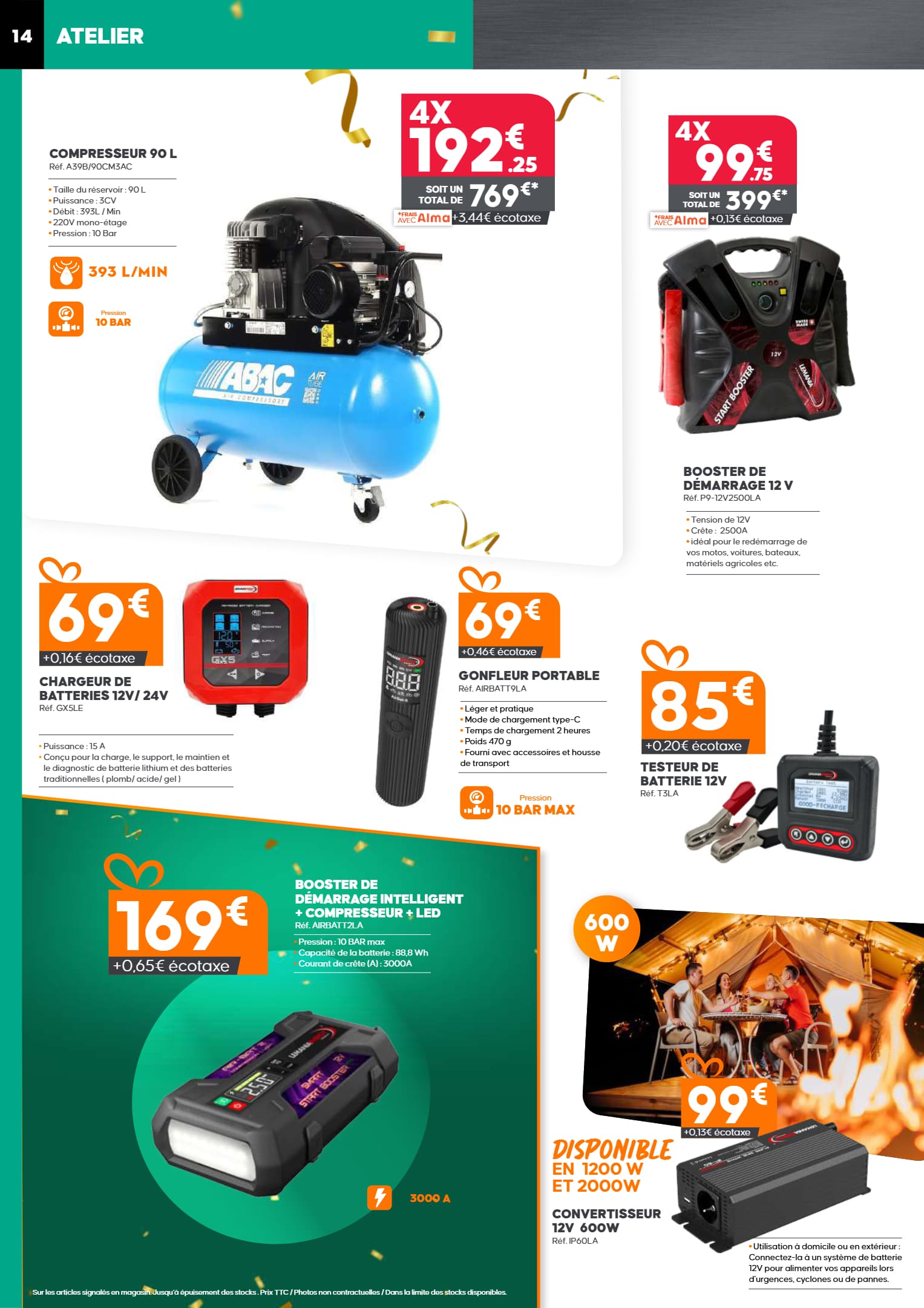 Convertisseur 12v 600w