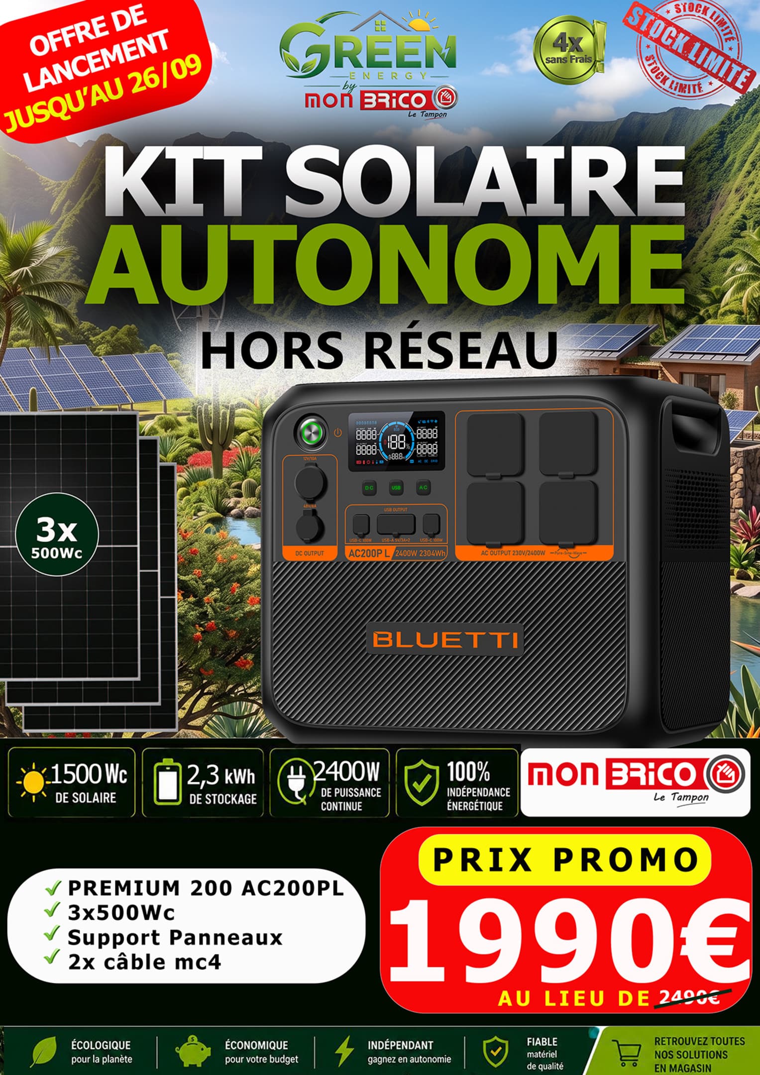 Kit solaire autonome