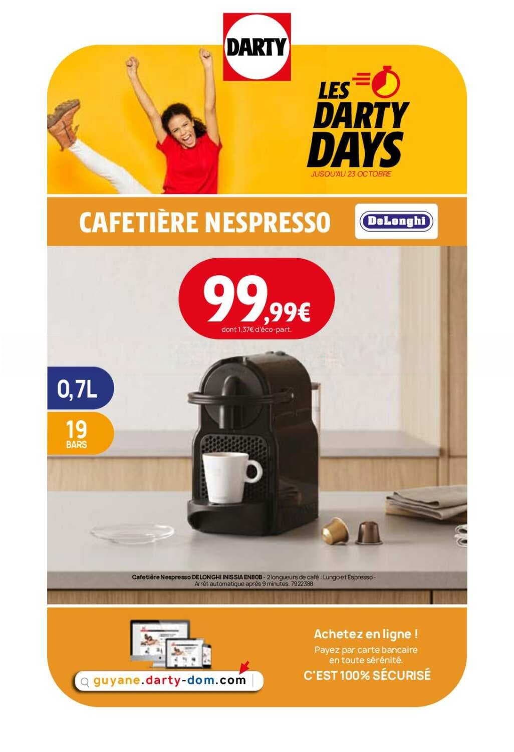 Cafetière nespresso
