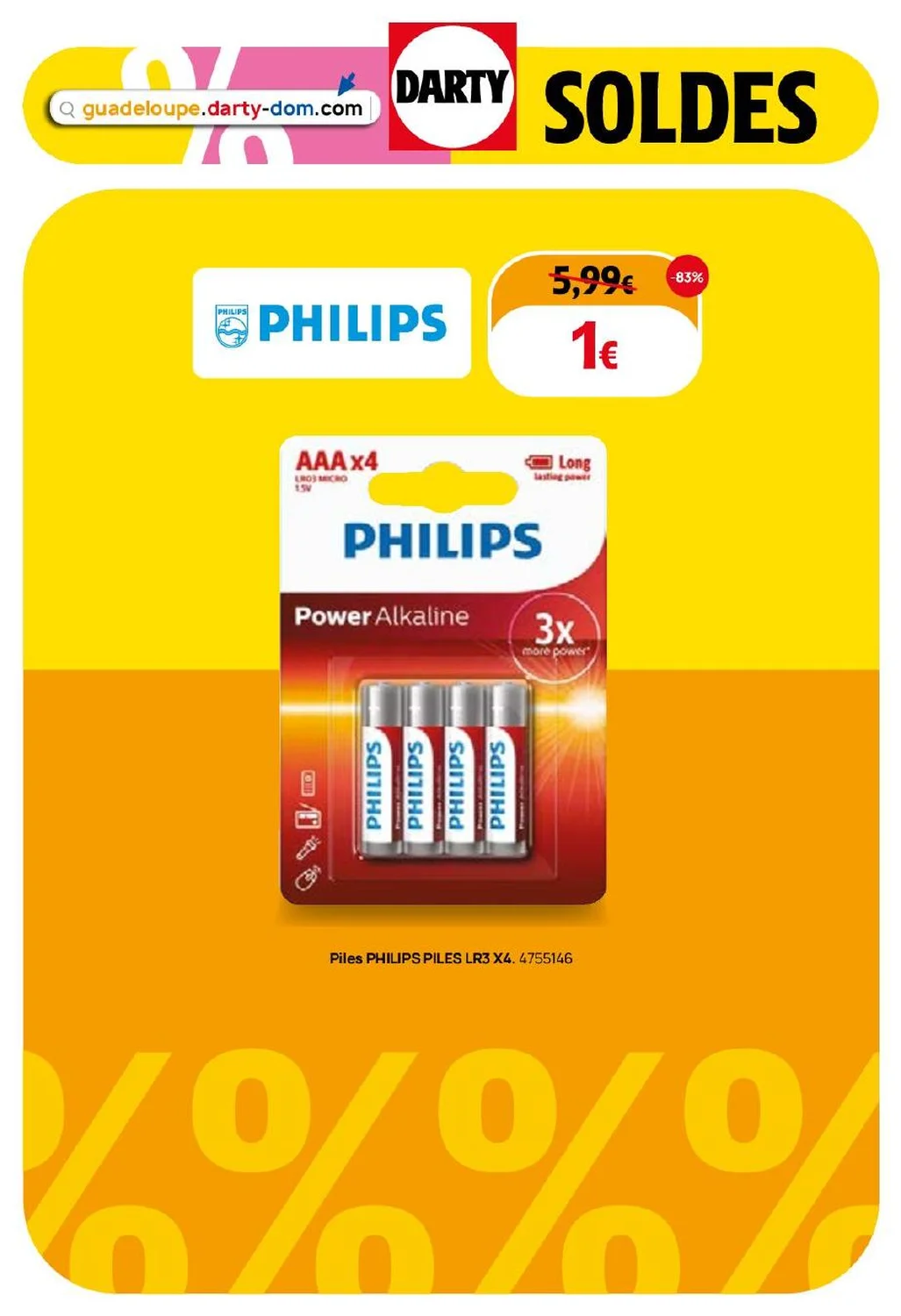 Philips power alkaline aaa batteries