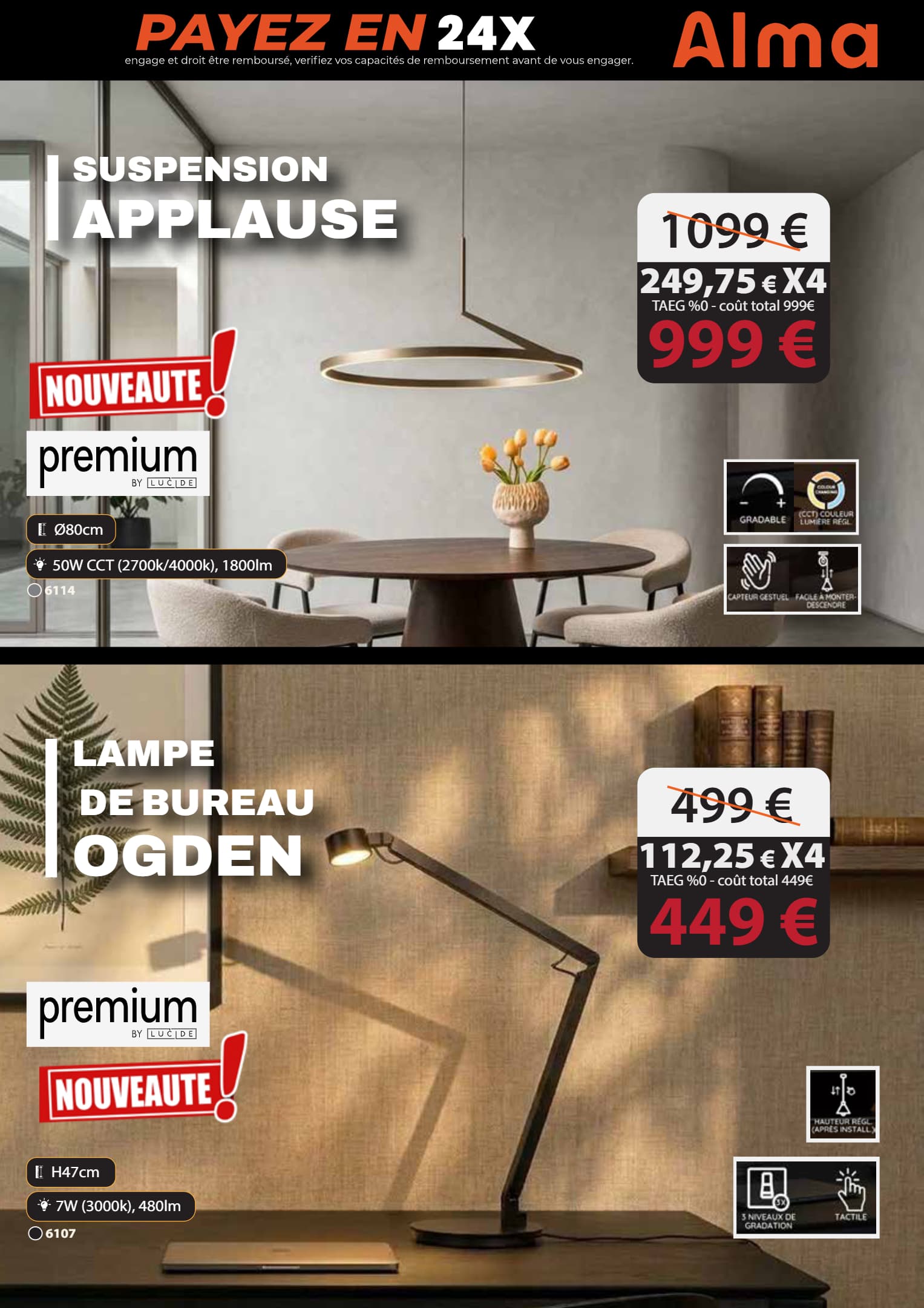 Lampe de bureau ogden