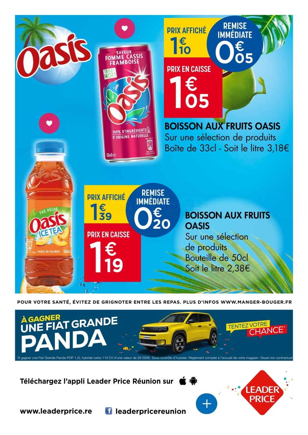 Oasis Ice Tea Pêche