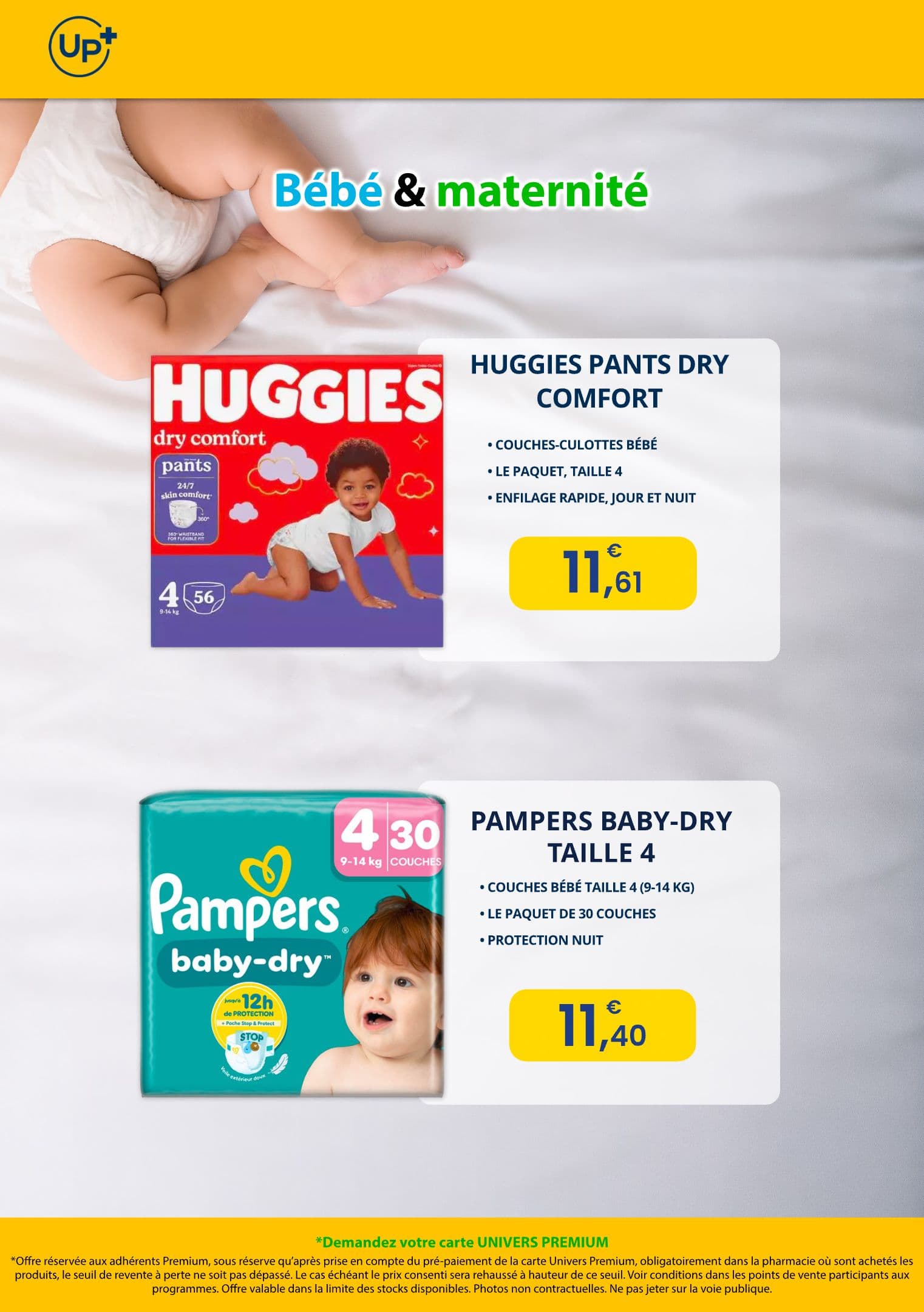 Pampers baby-dry taille 4