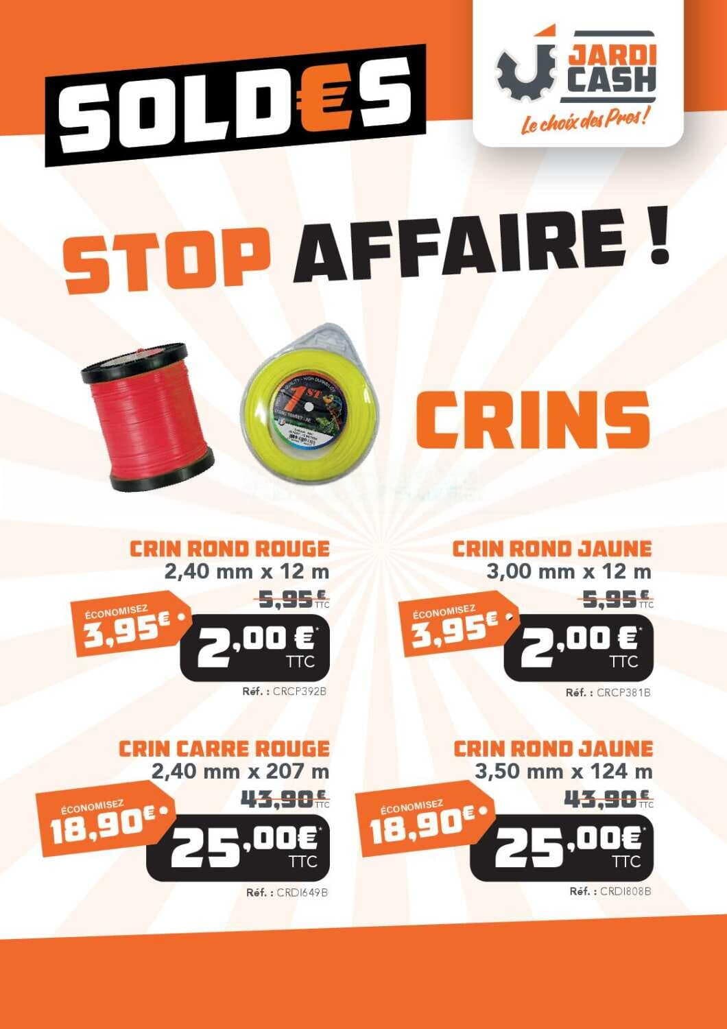 Crin rond jaune