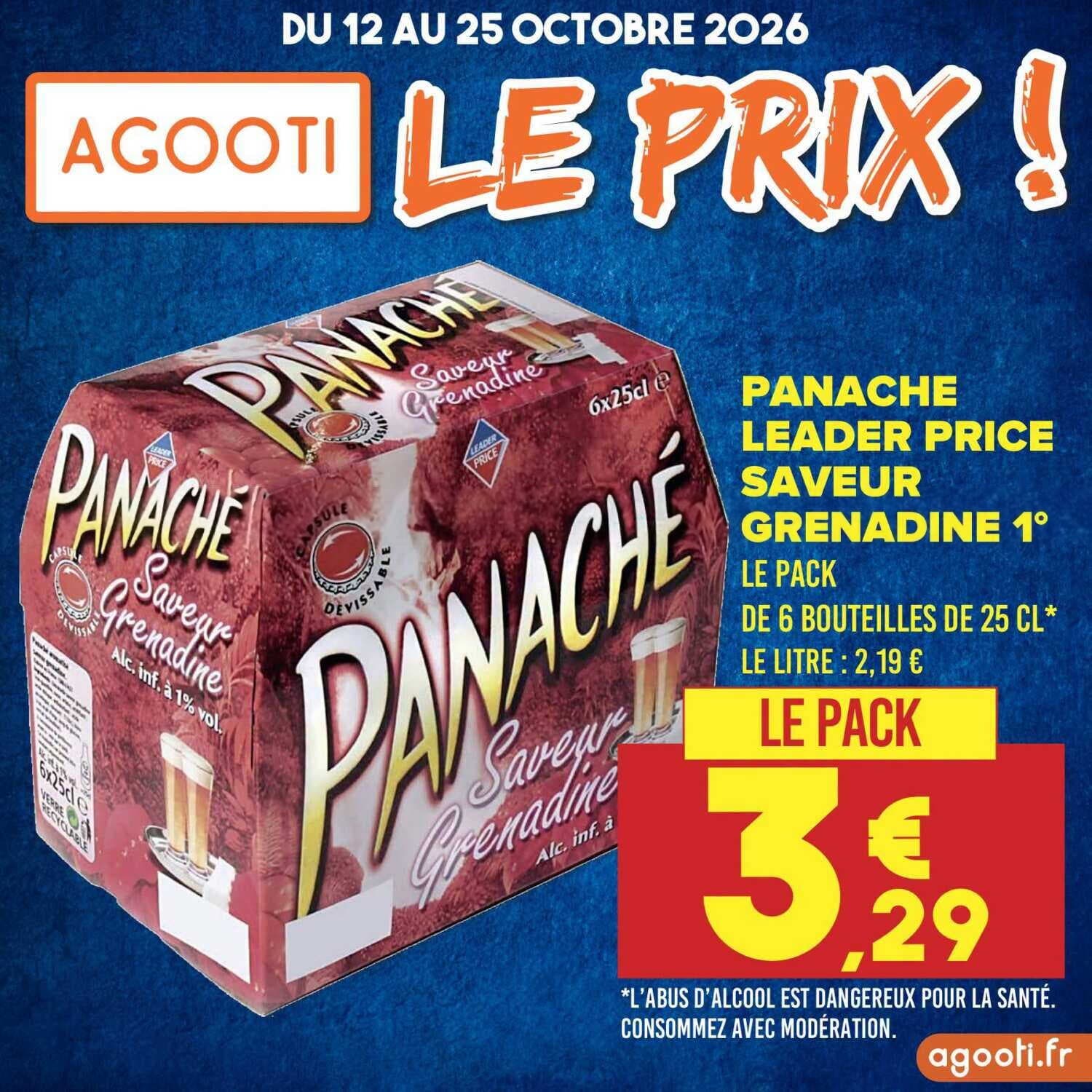 Panaché Saveur Grenadine