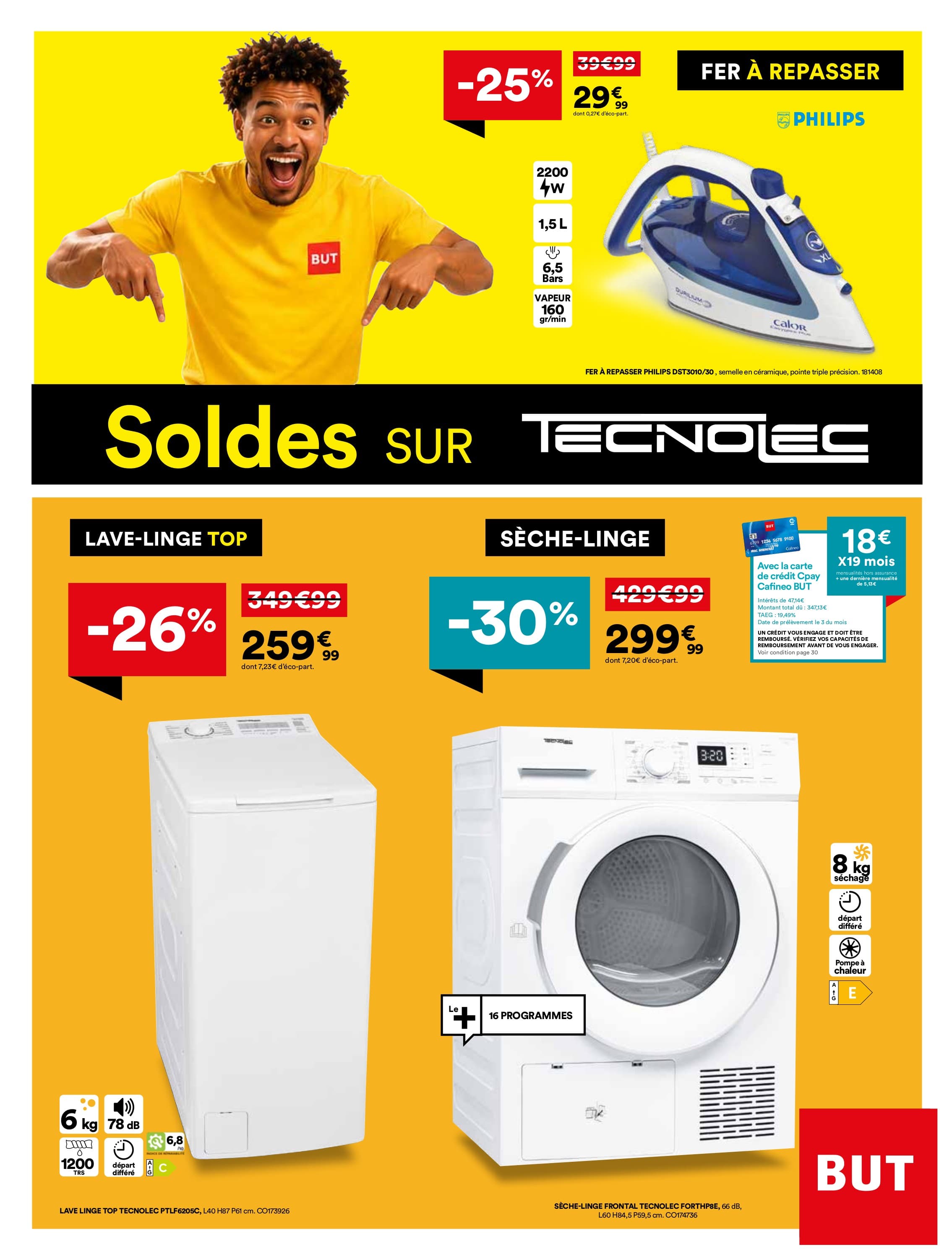 Sèche-linge frontal tecnolec fcf8thp