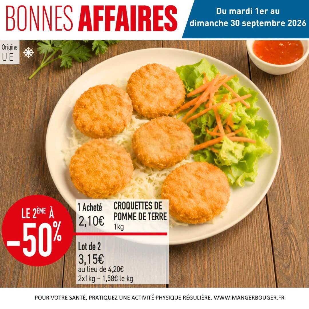 Croquettes de pomme de terre