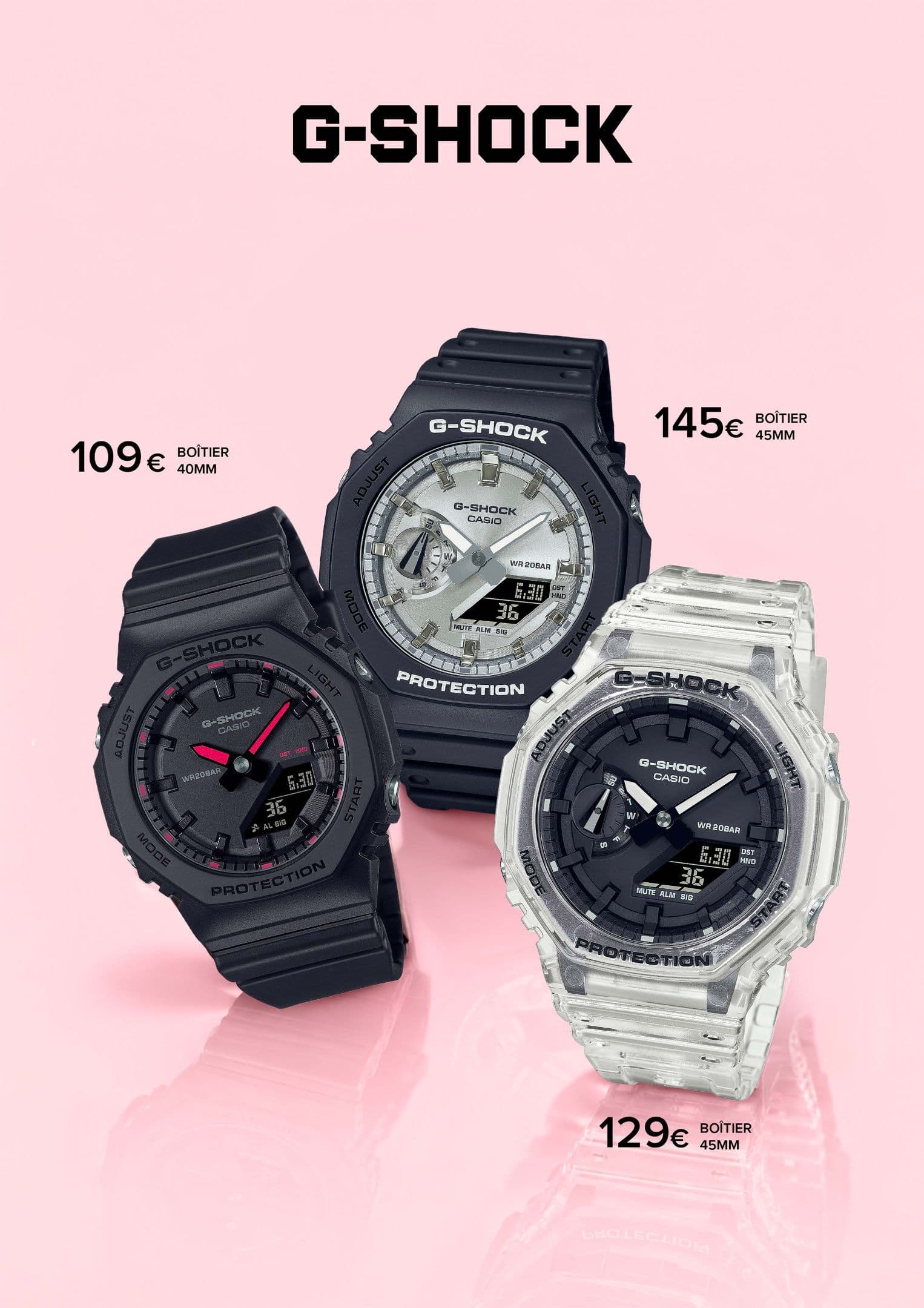 G-shock watch 45mm