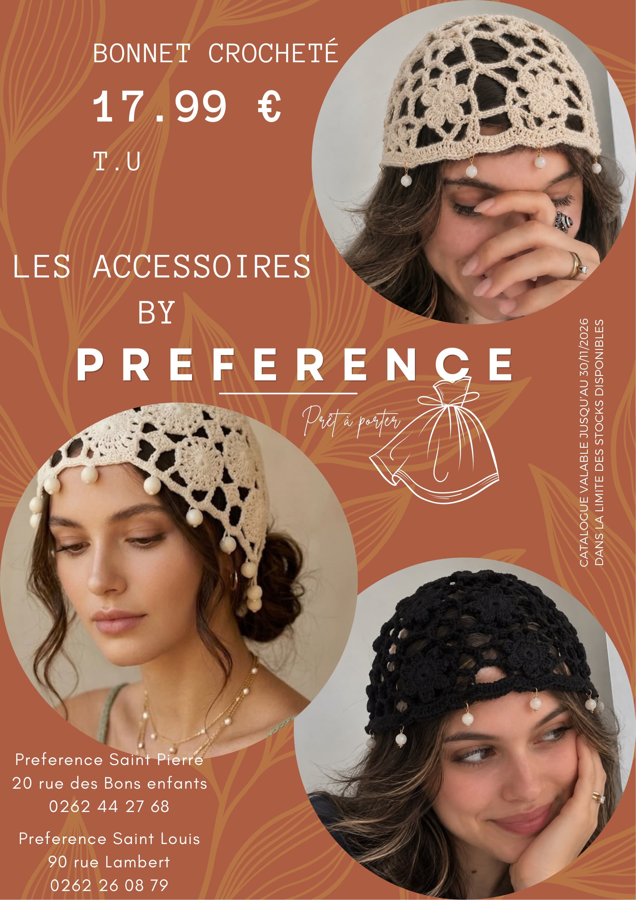 Bonnet crochete