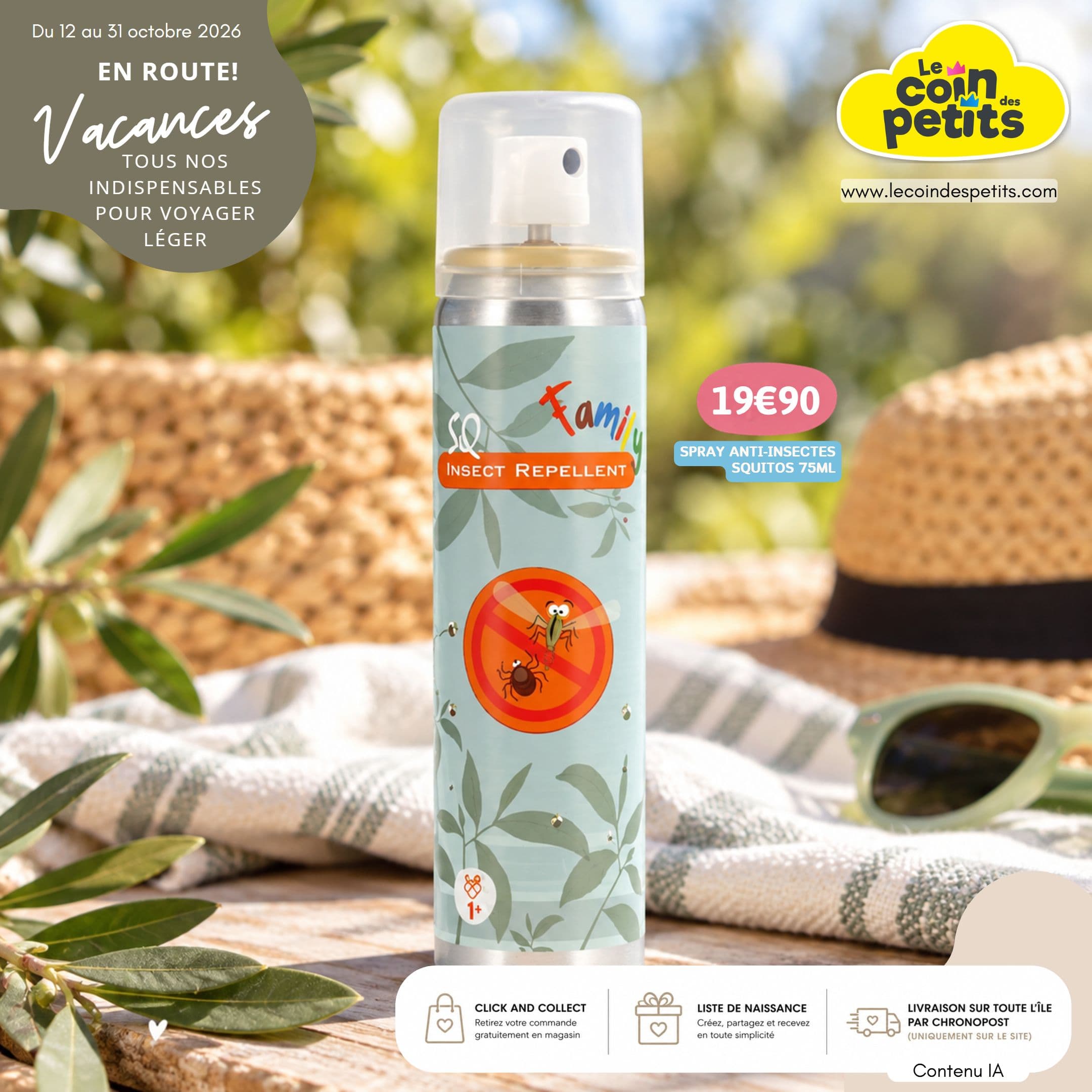 Spray Anti-Insectes Squitos