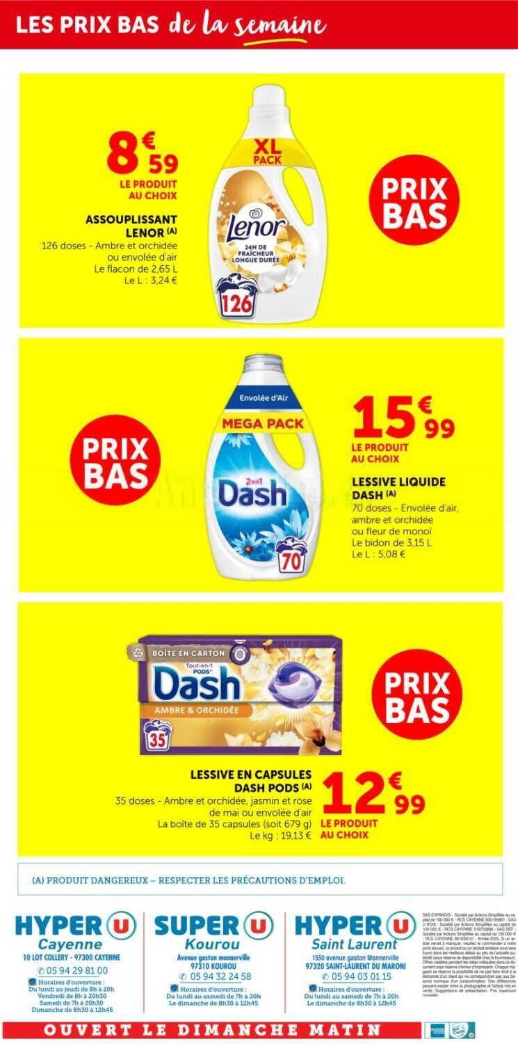 Lessive en capsules dash pods