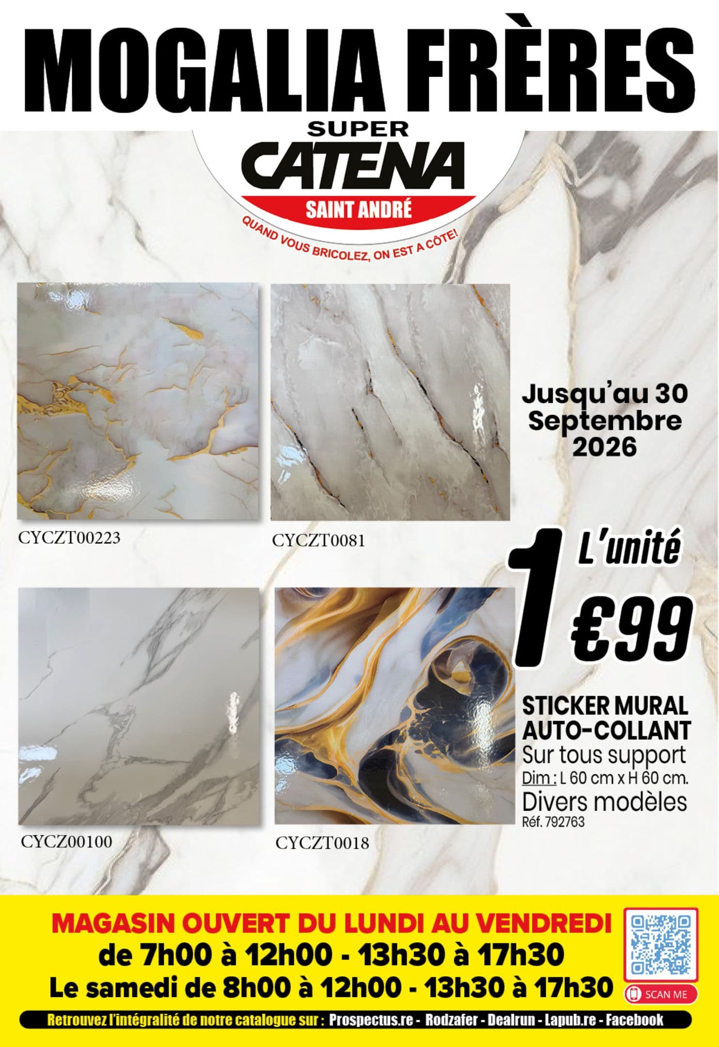 Sticker mural auto-collant