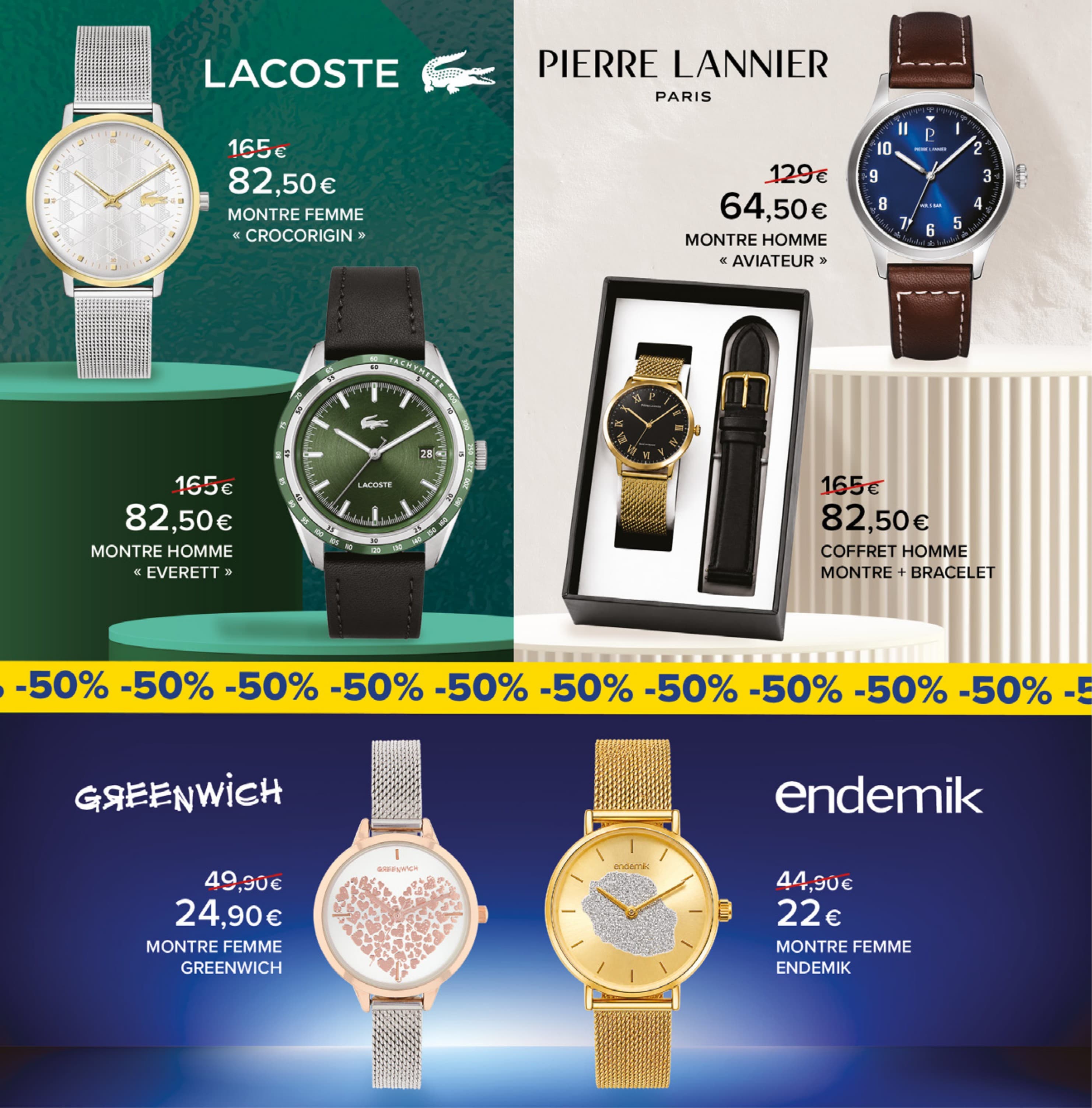 Montre femme endemik