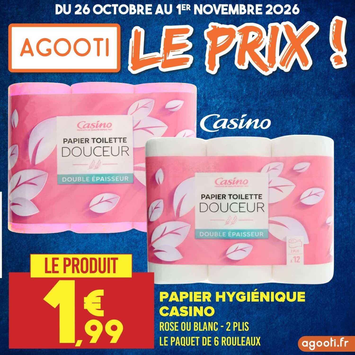 Papier Hygiénique Casino