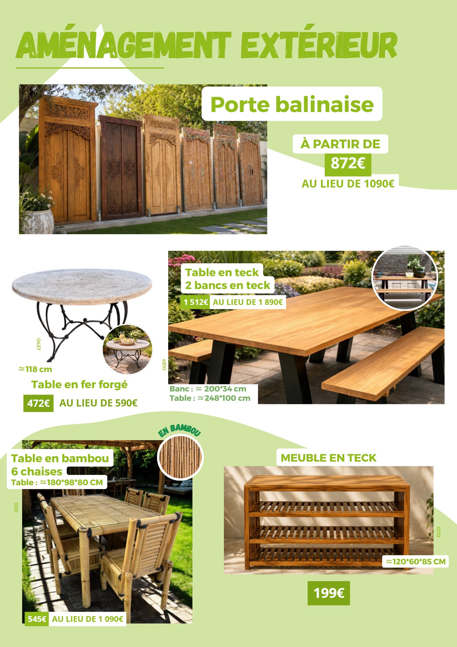 Meuble en teck