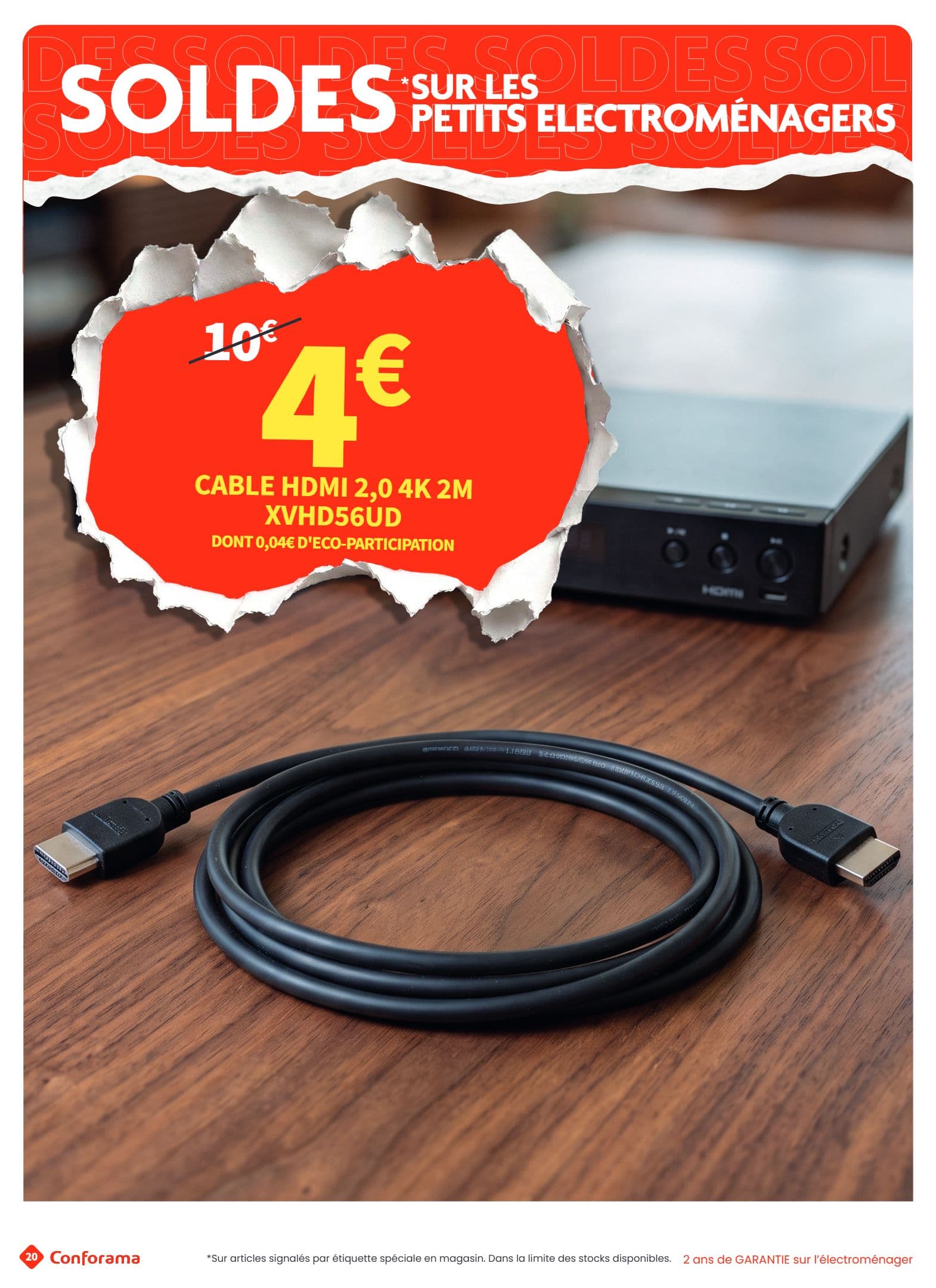 Cable hdmi 2,0 4k 2m