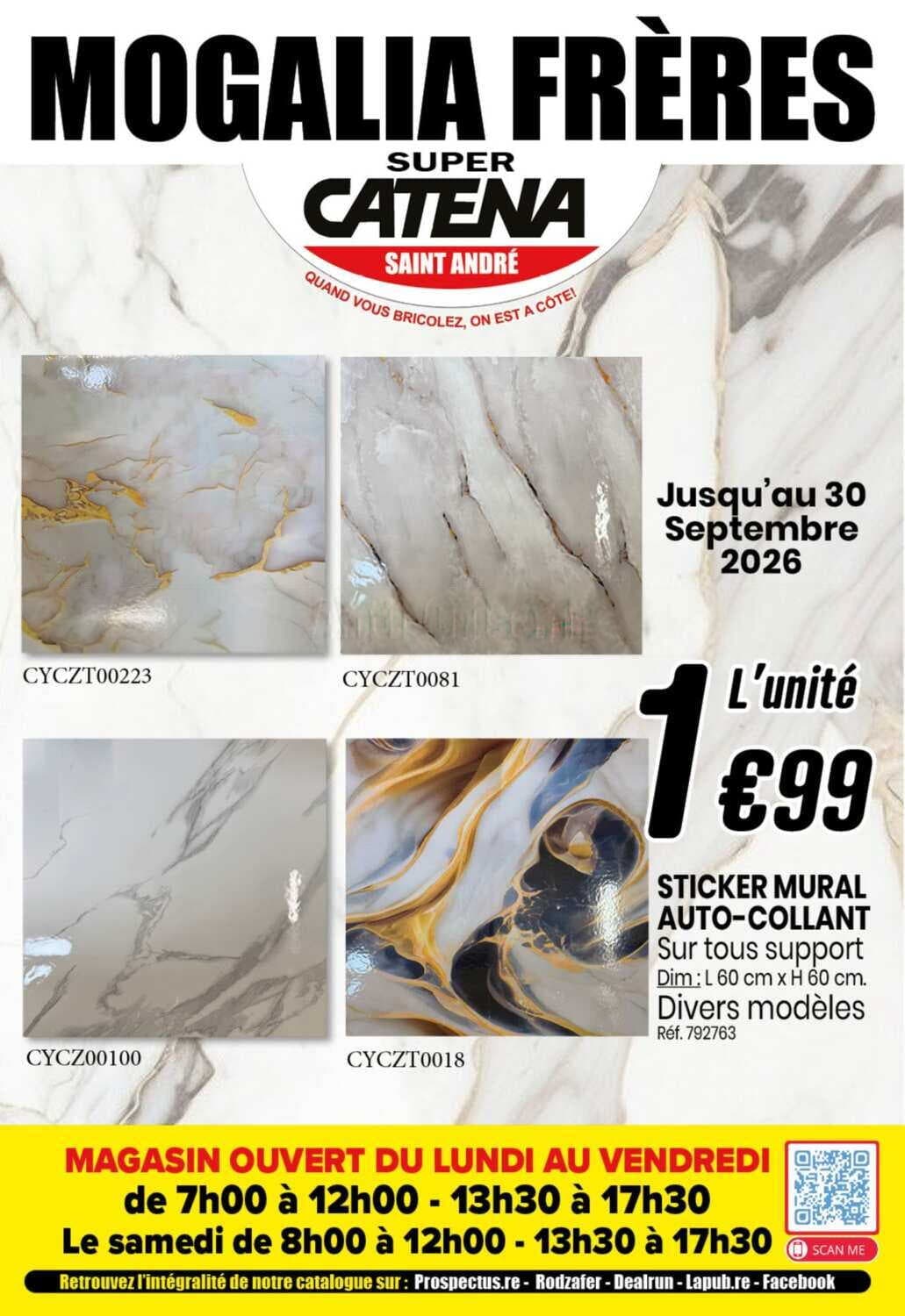 Sticker mural auto-collant