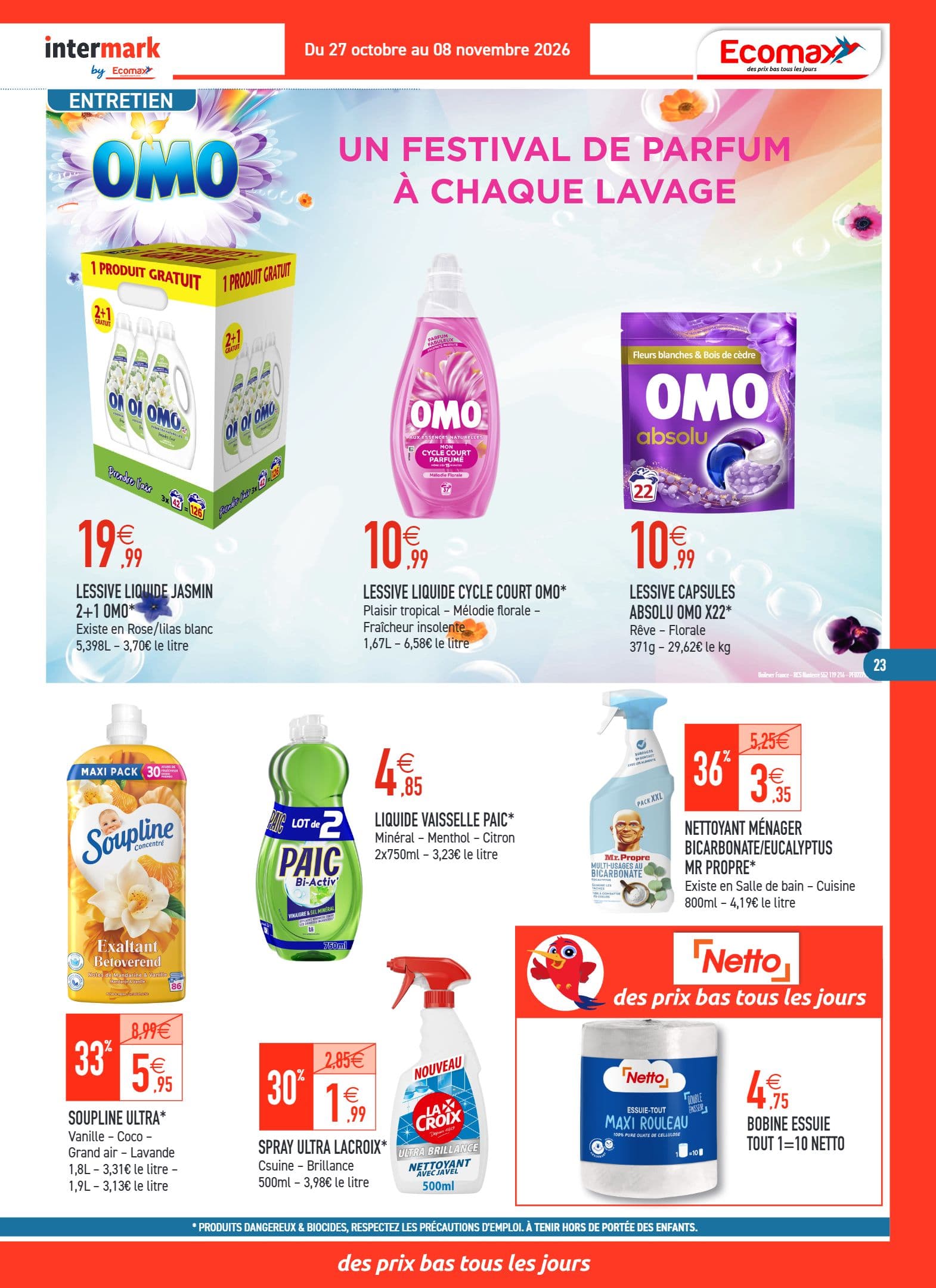 Bobine Essuie Tout 1=10 Netto