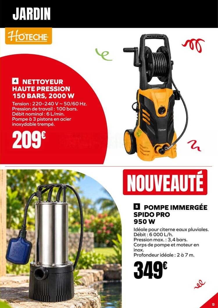 Pompe immergée spido pro 950 w