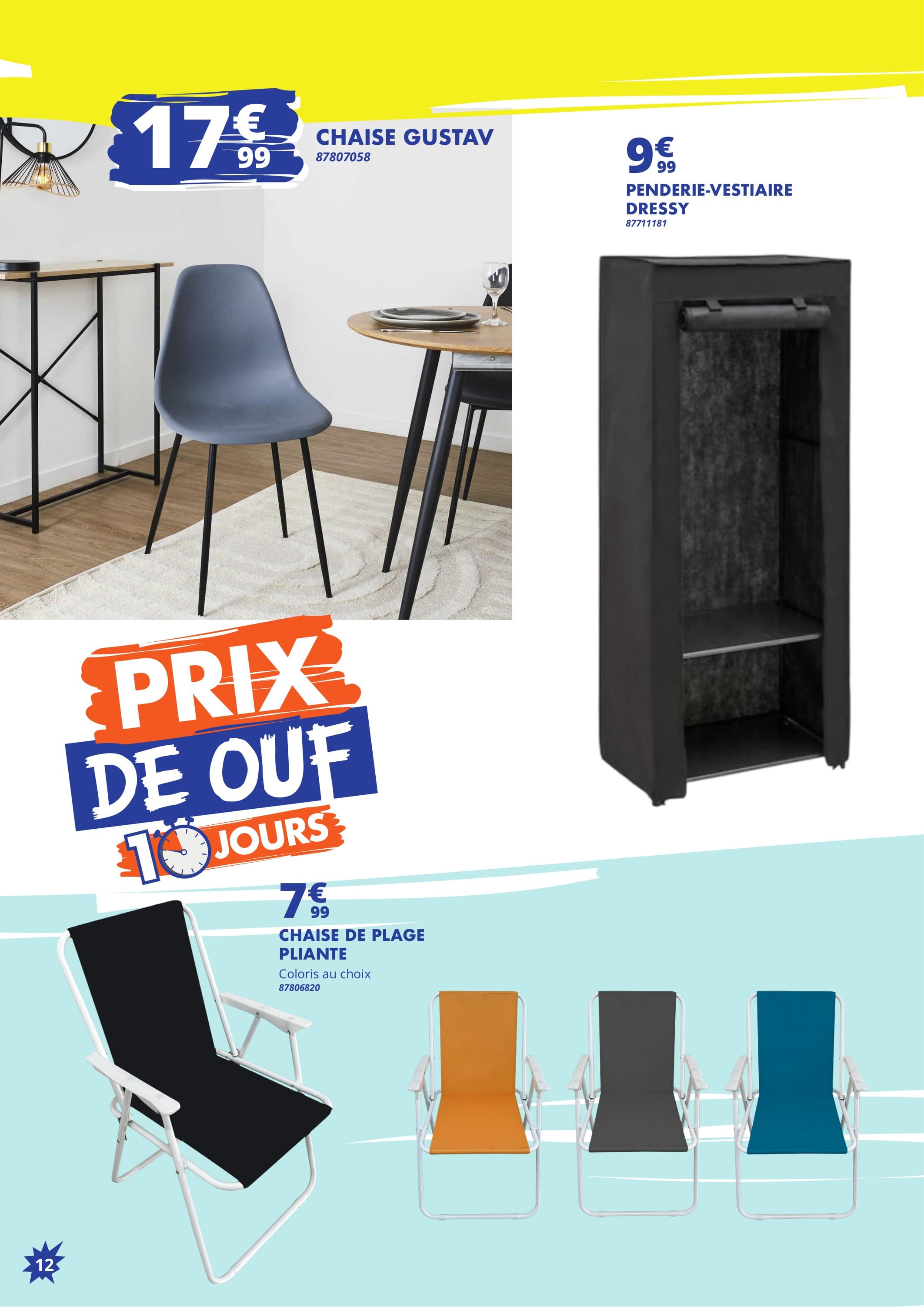 Chaise de Plage Pliante