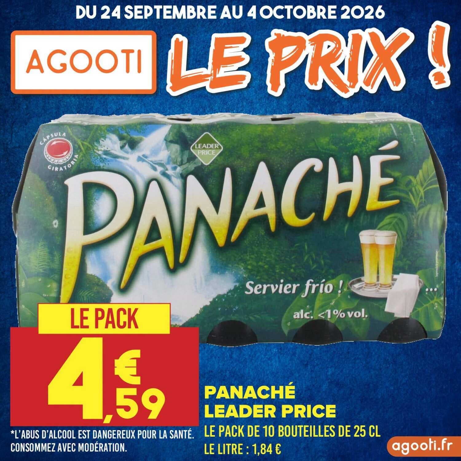 Panaché leader price